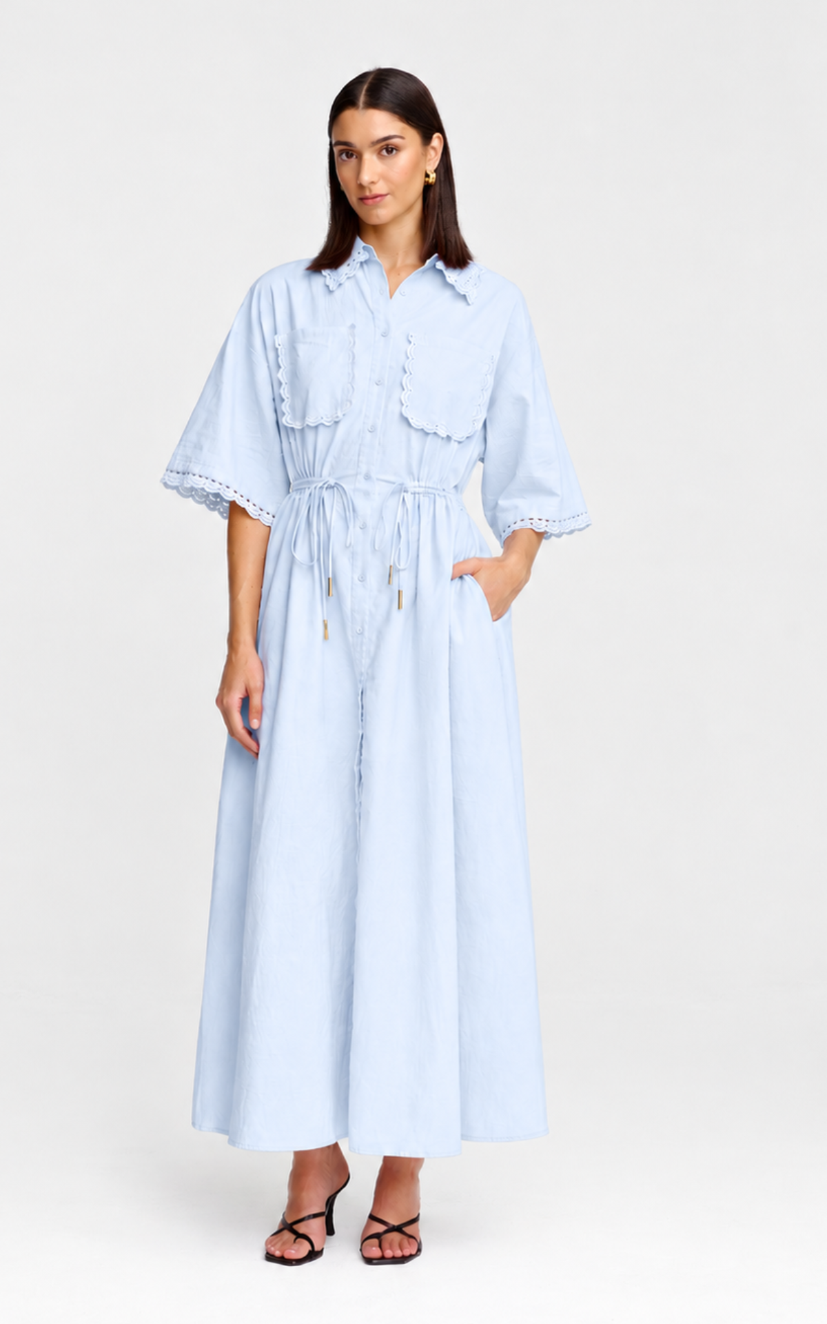 Evie Dress - Blue