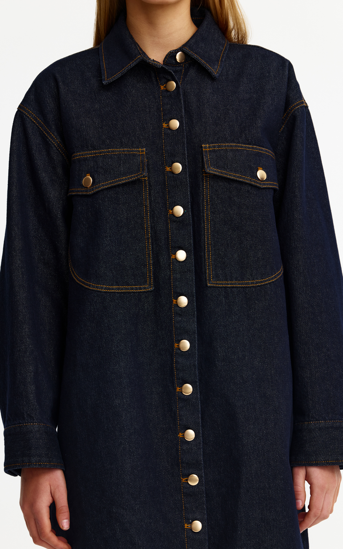Lara Dress - Dark Denim