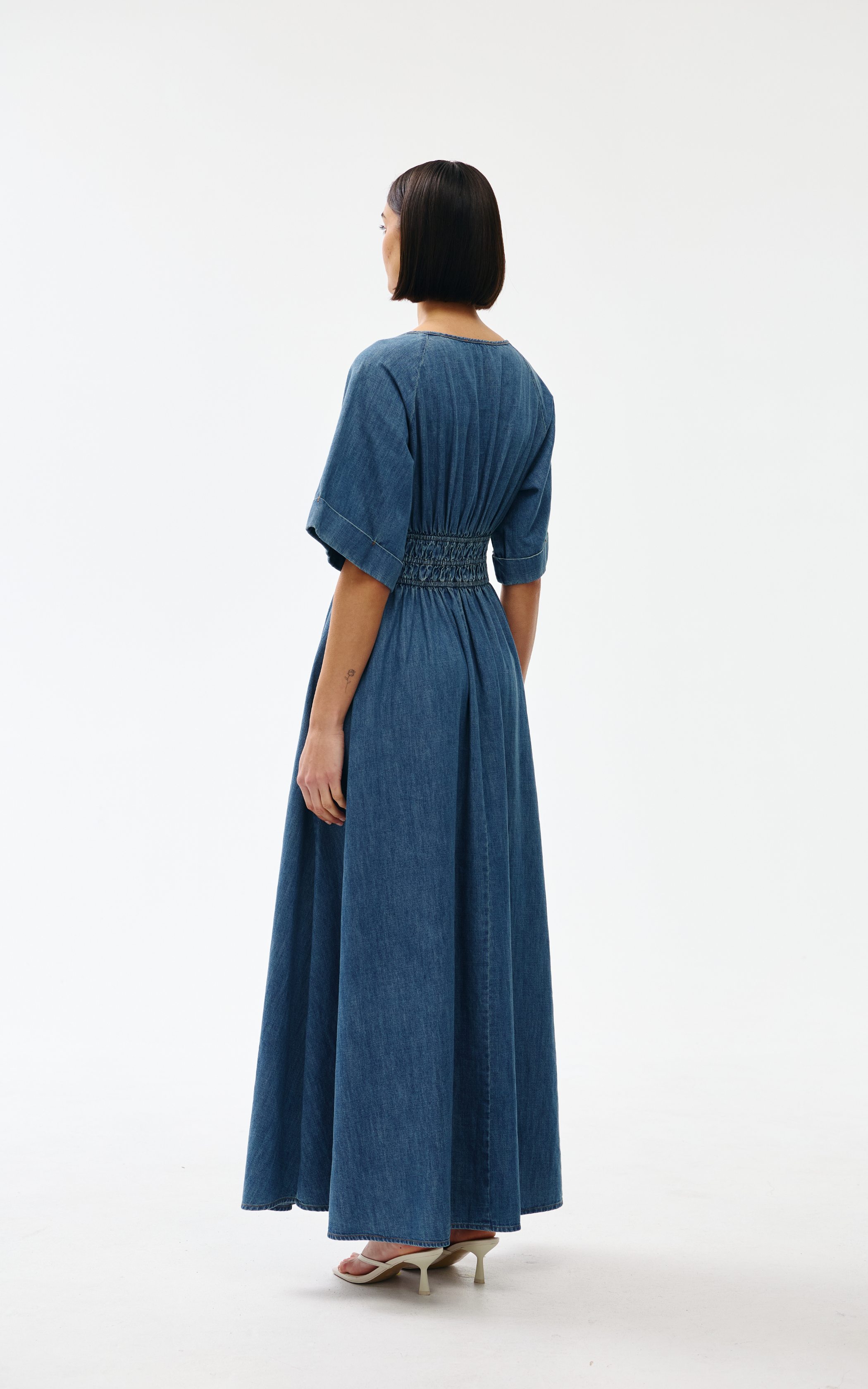 Poet Dress - Denim