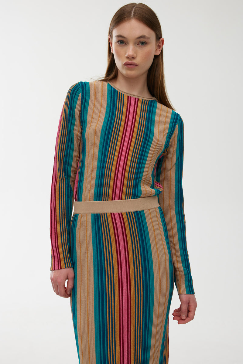 Cisco Top - Lurex Stripe