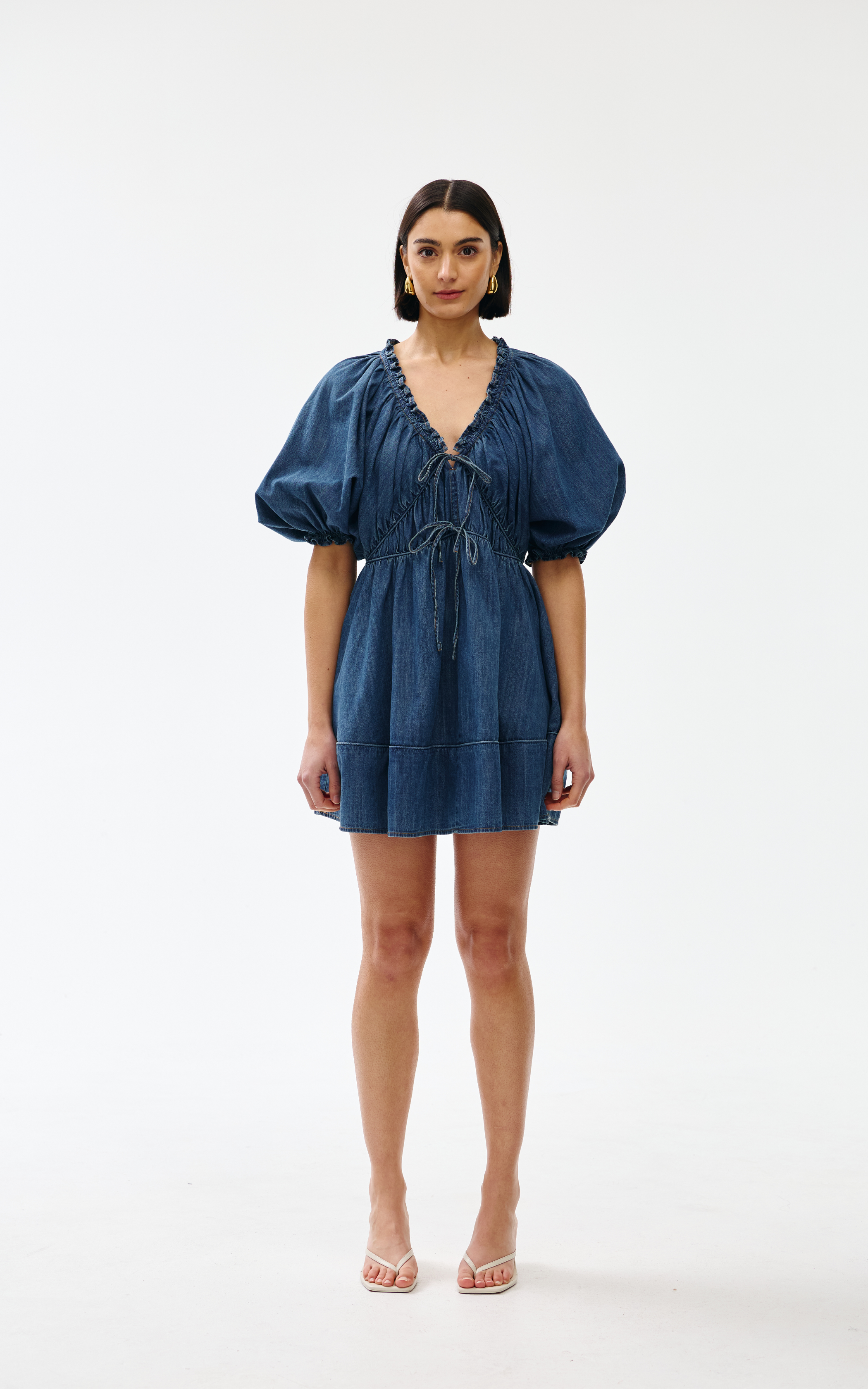 Pia Mini Dress - Denim