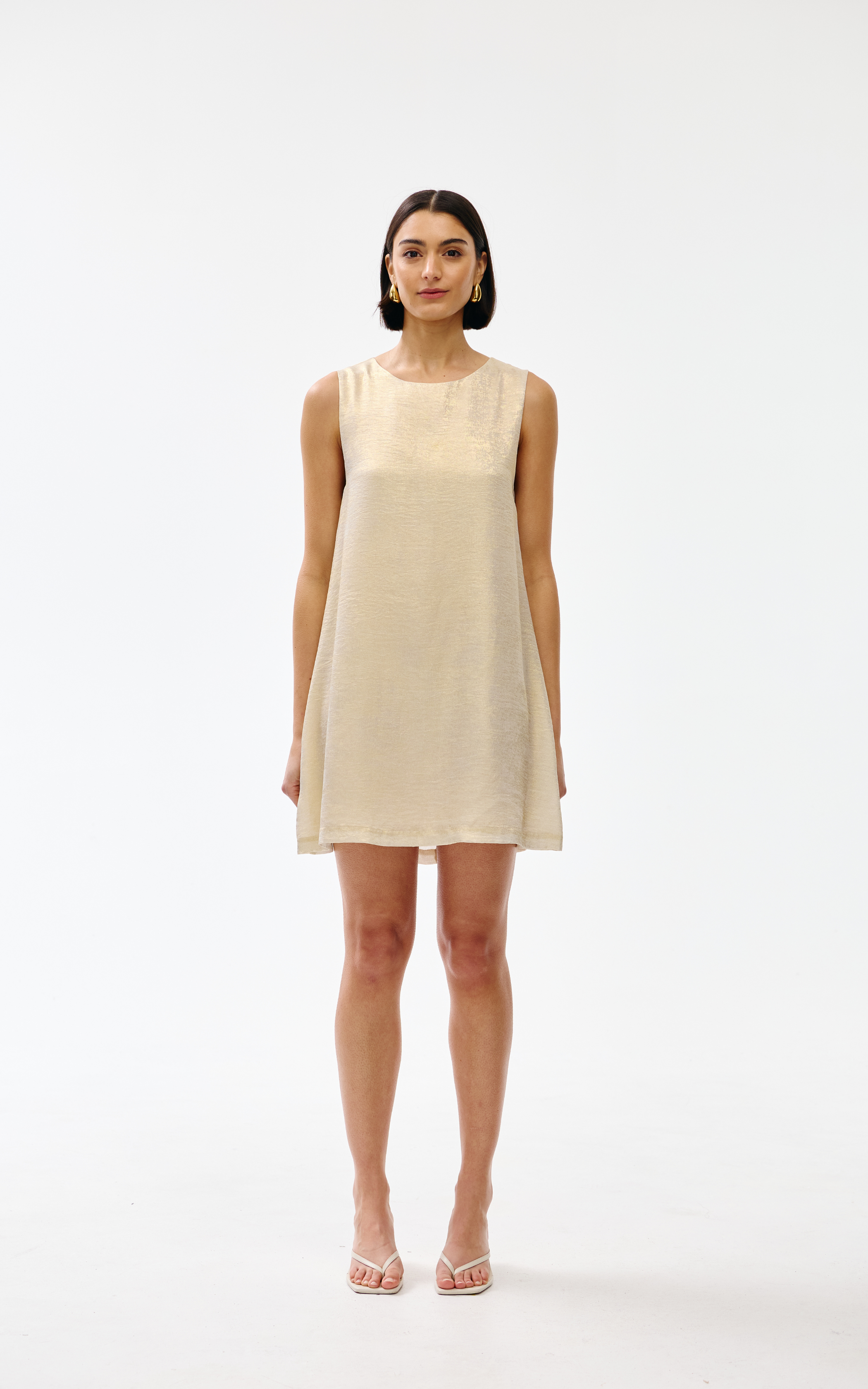 Luca Dress - Gold Lustre