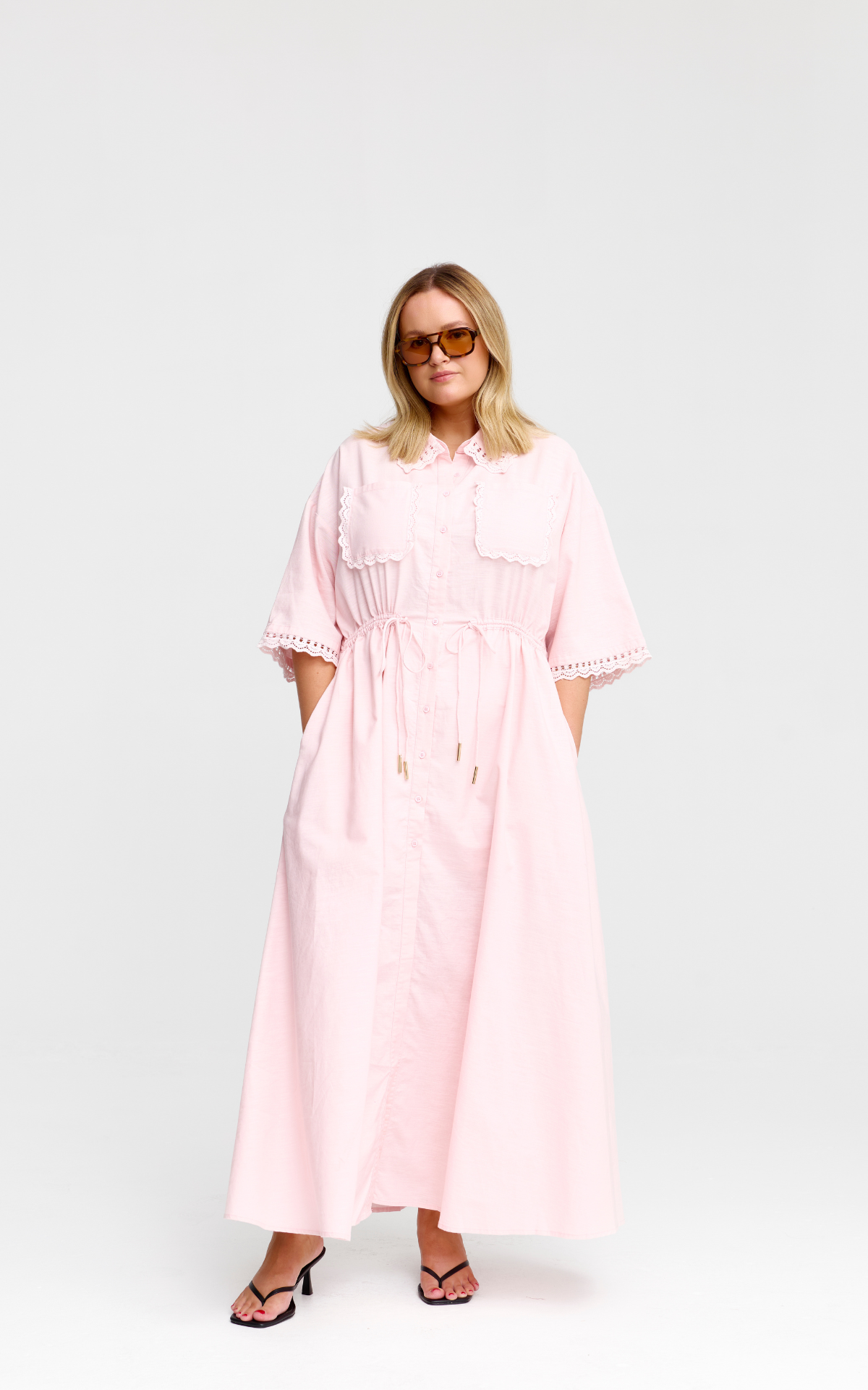 Evie Dress - Blush