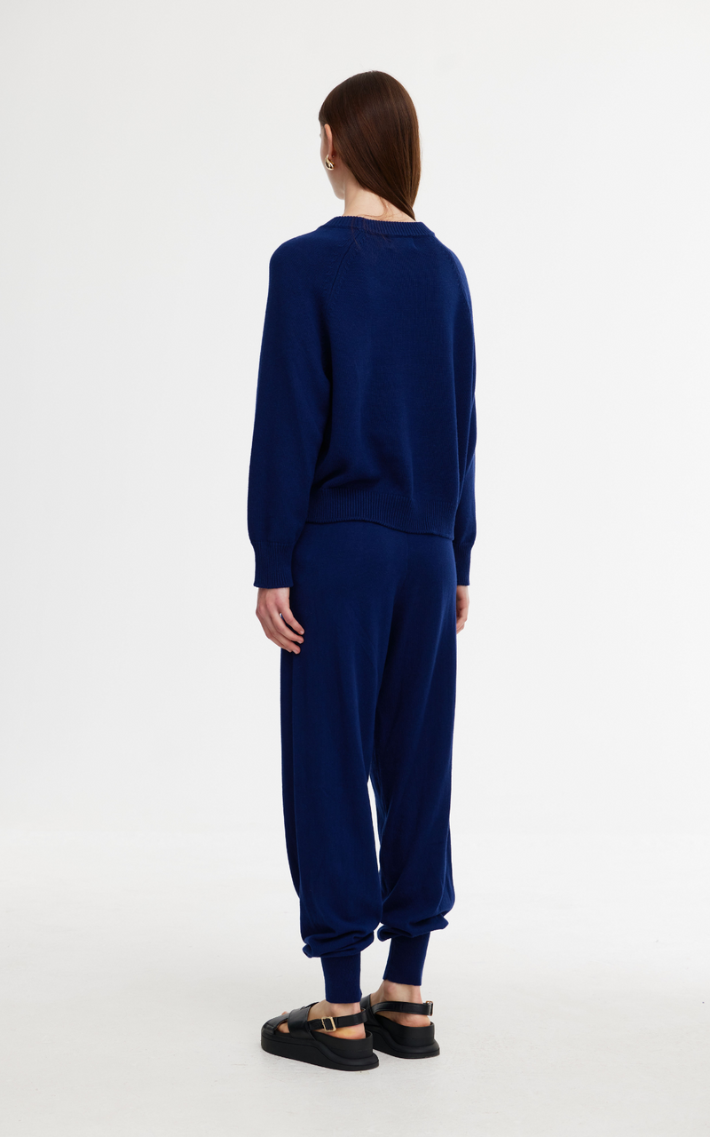 Eliza Knit Pant - Indigo