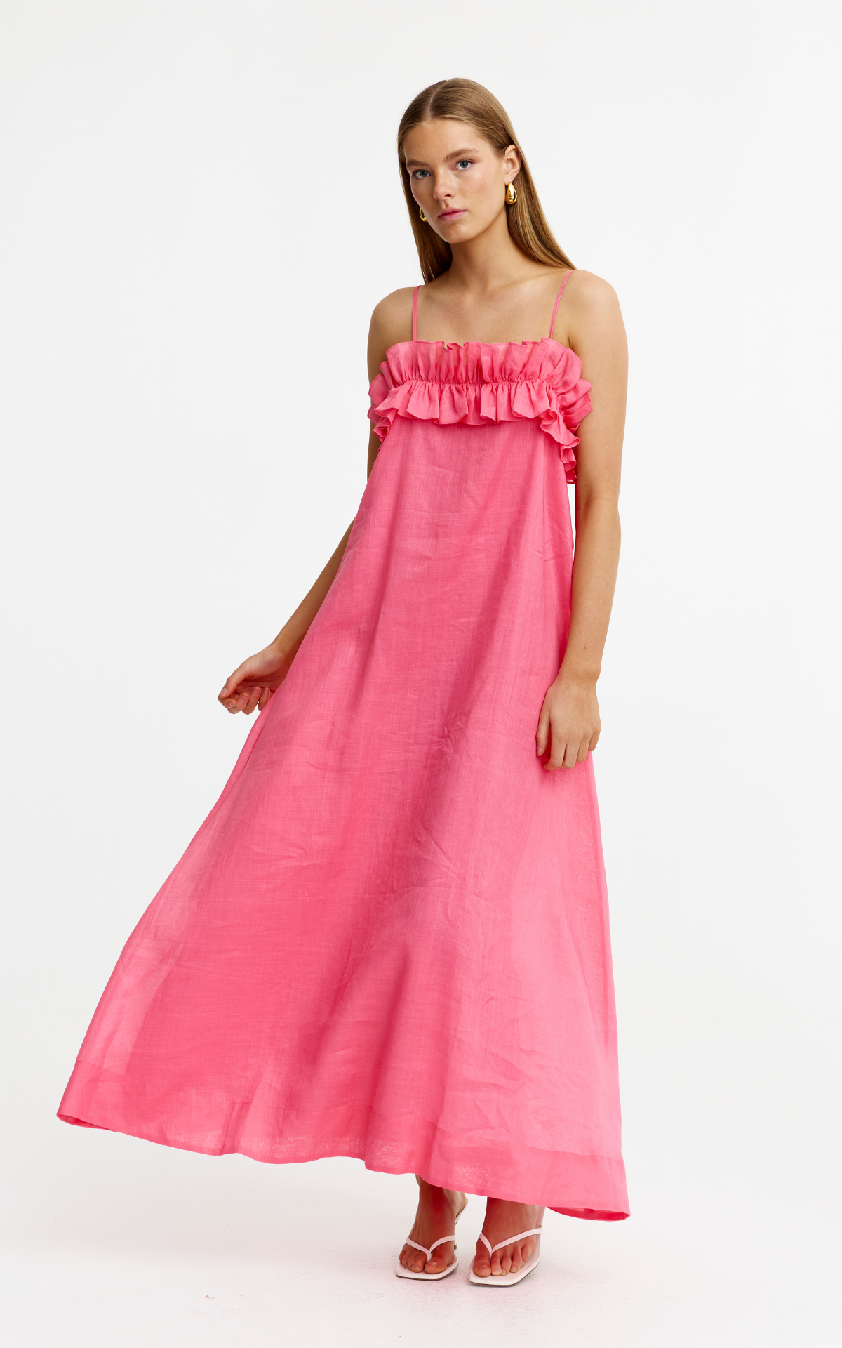 Lola Dress - Flamingo
