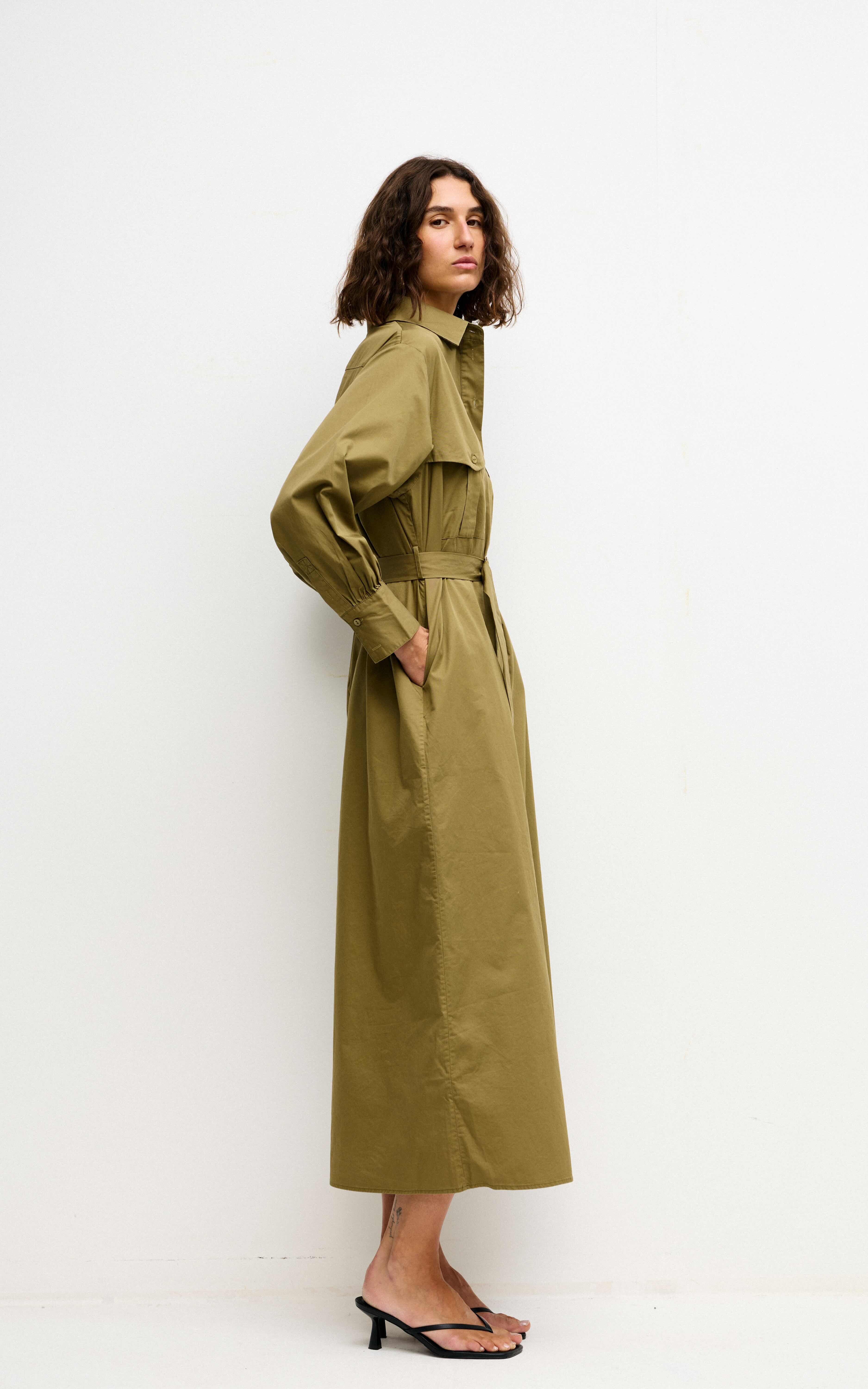 Margot Dress - Olive