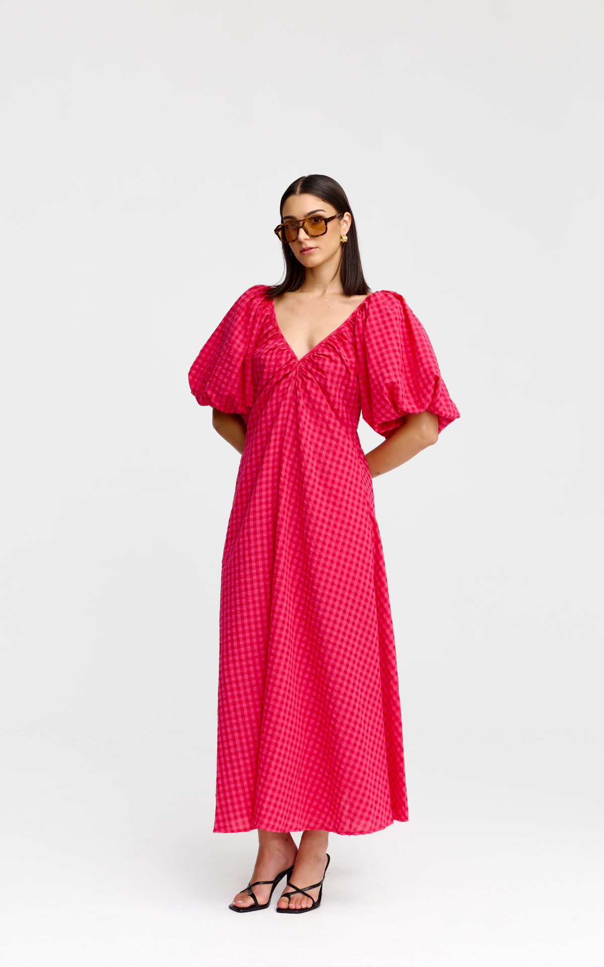 Mimi dress Rosas gingham