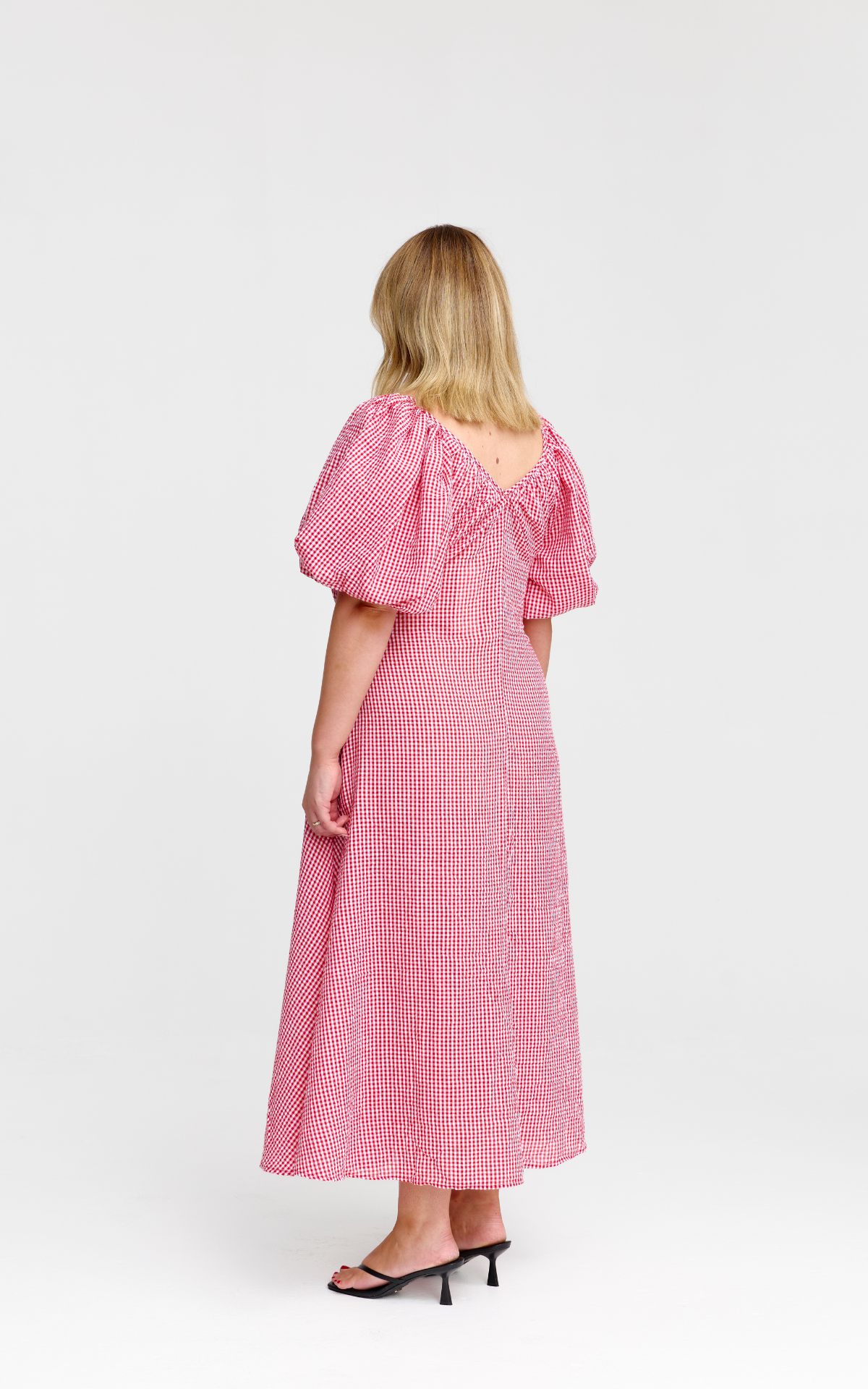 Mimi Dress - Red Gingham