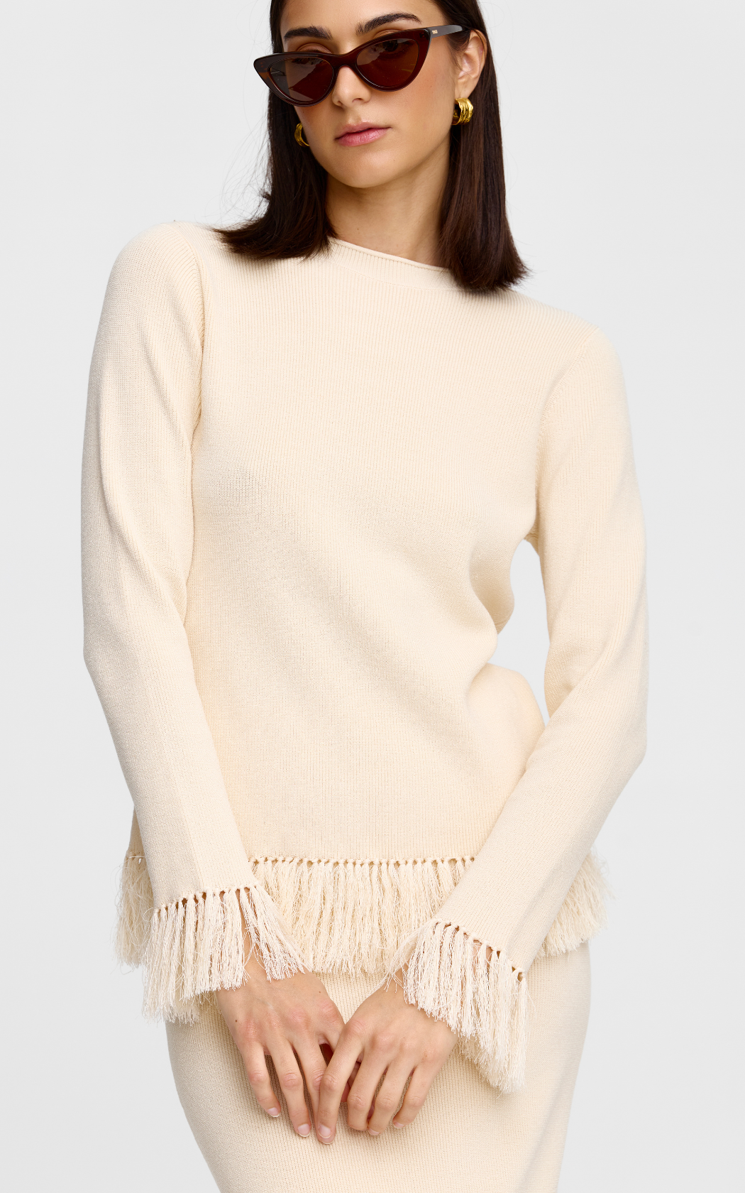 Marigold Knit Top - Natural