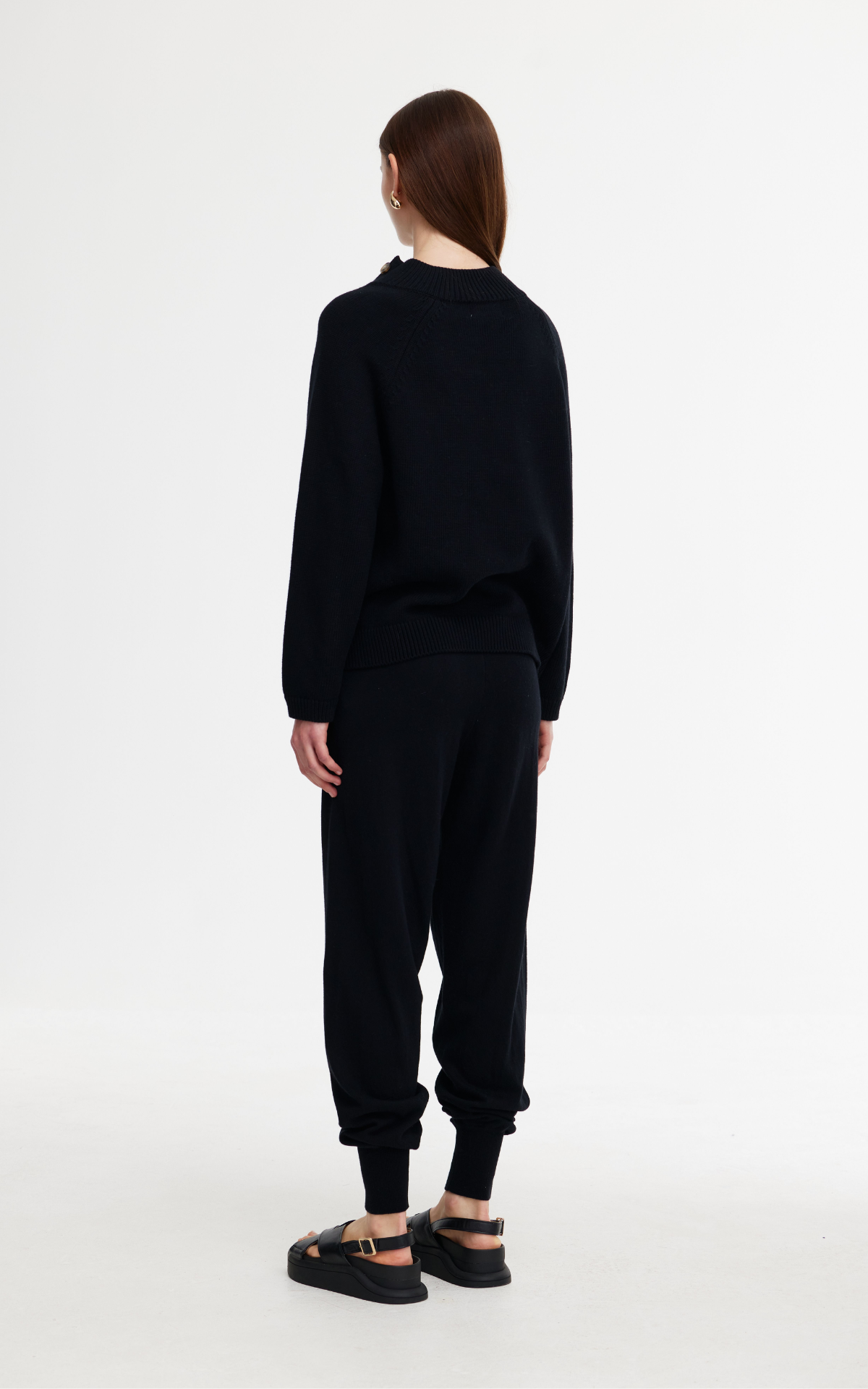 Eliza Knit Pant - Black