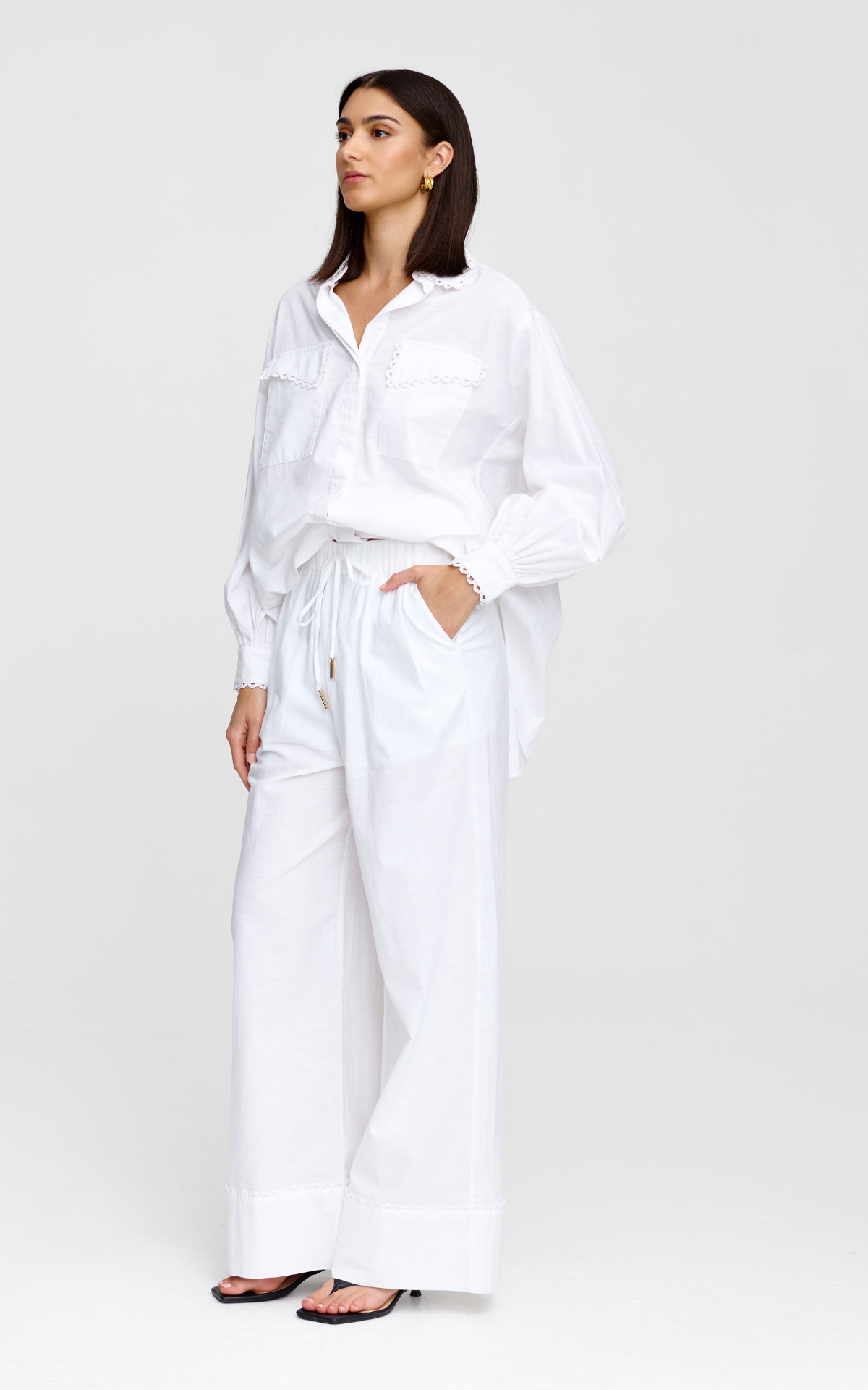Hampton Pant - Ivory