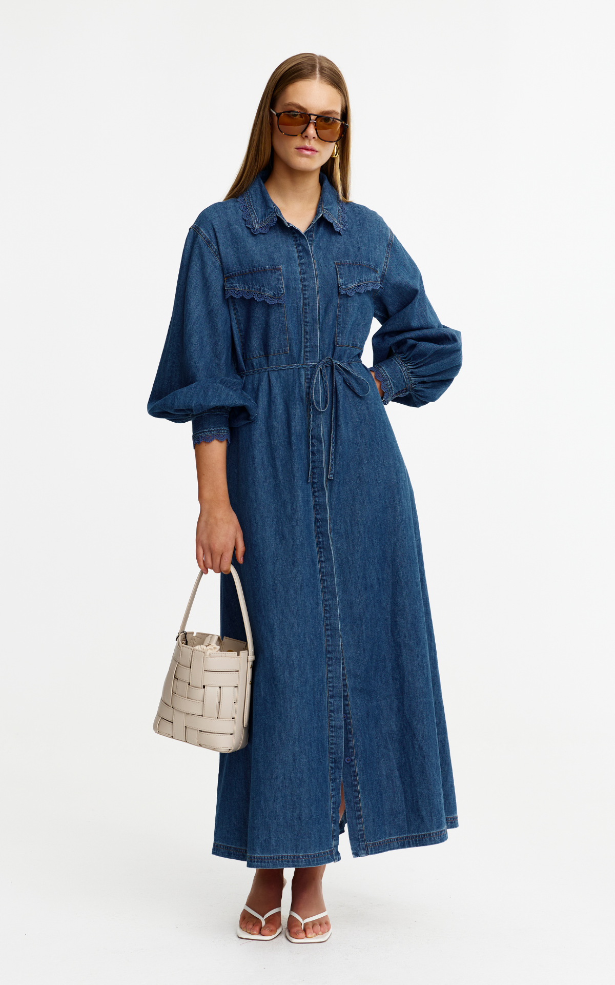Laurel Dress - Denim