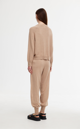Eliza Knit Pant - Stone