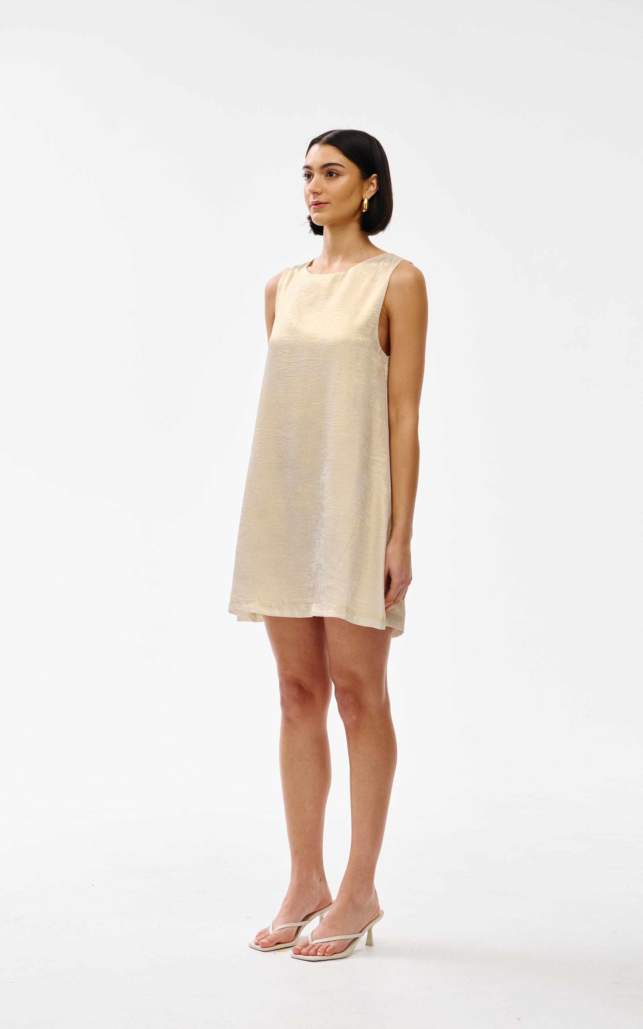 Luca Dress - Gold Lustre