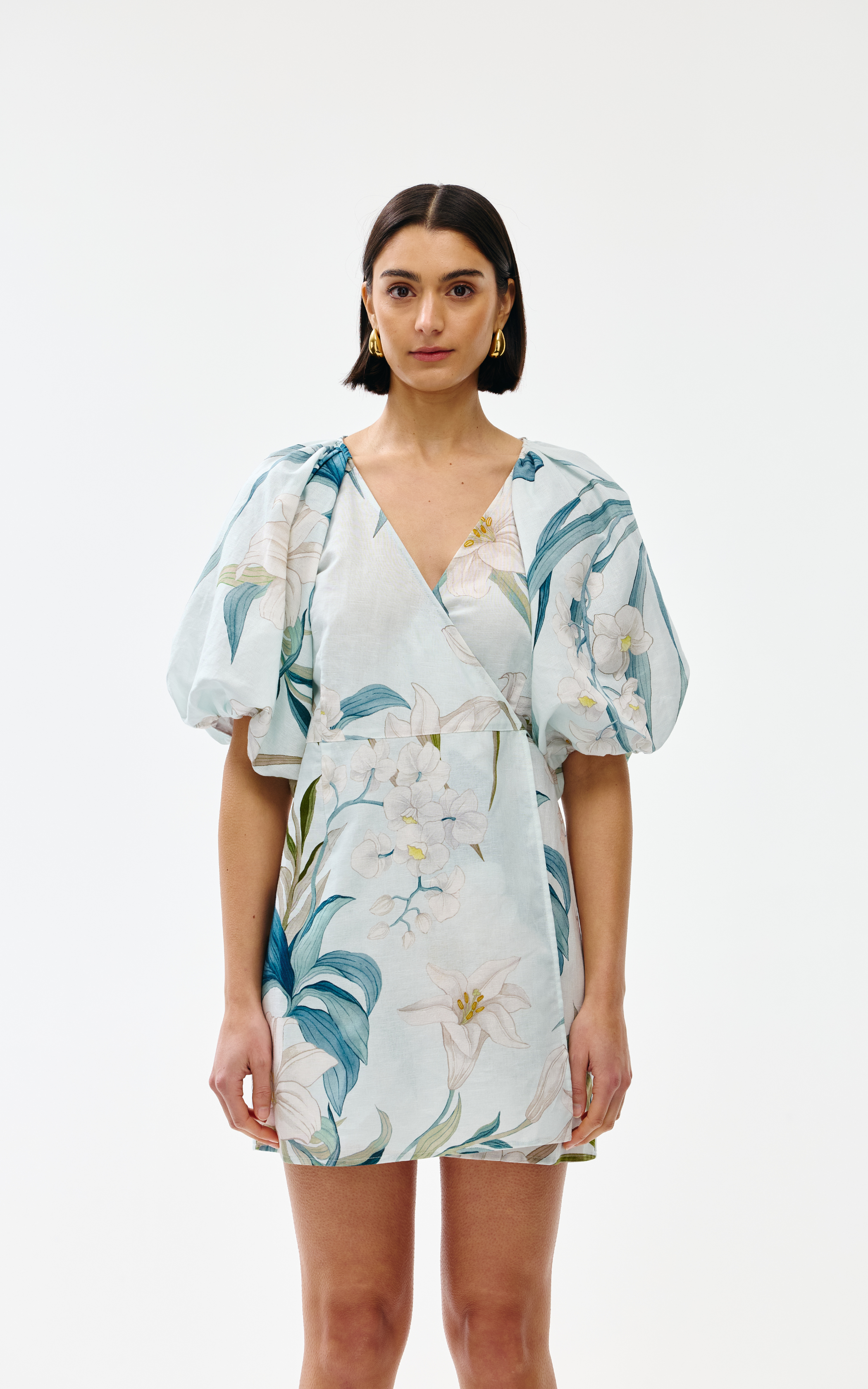 Lailah Wrap Dress - Portofino