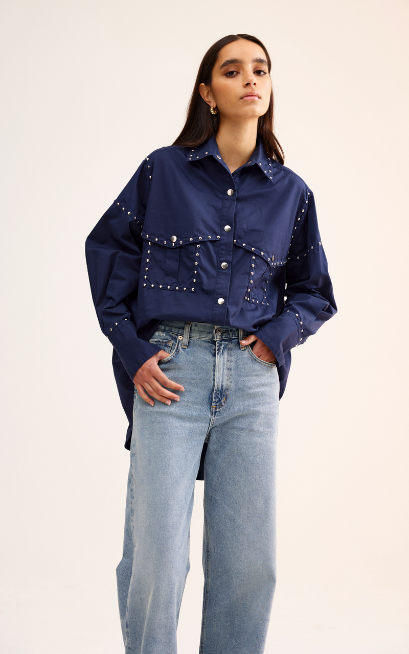 Ashley Shirt - Indigo