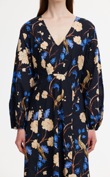 Megan Dress - Night Garden