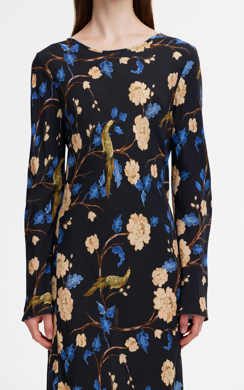 Nadia Dress - Night Garden