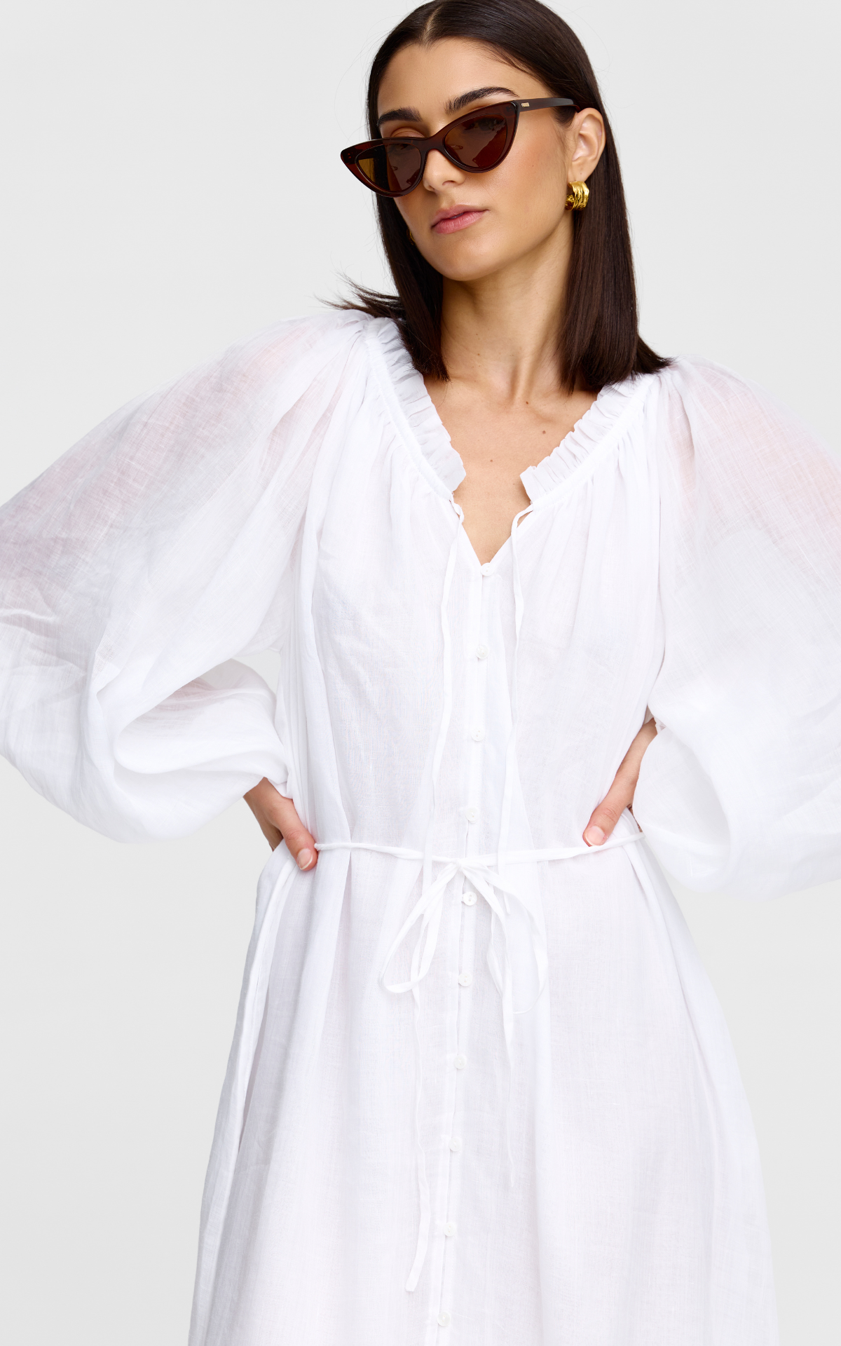 Claudia Dress - Ivory