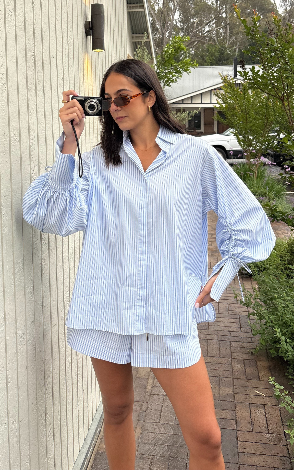 Ashton Shirt - Blue Pinstripe