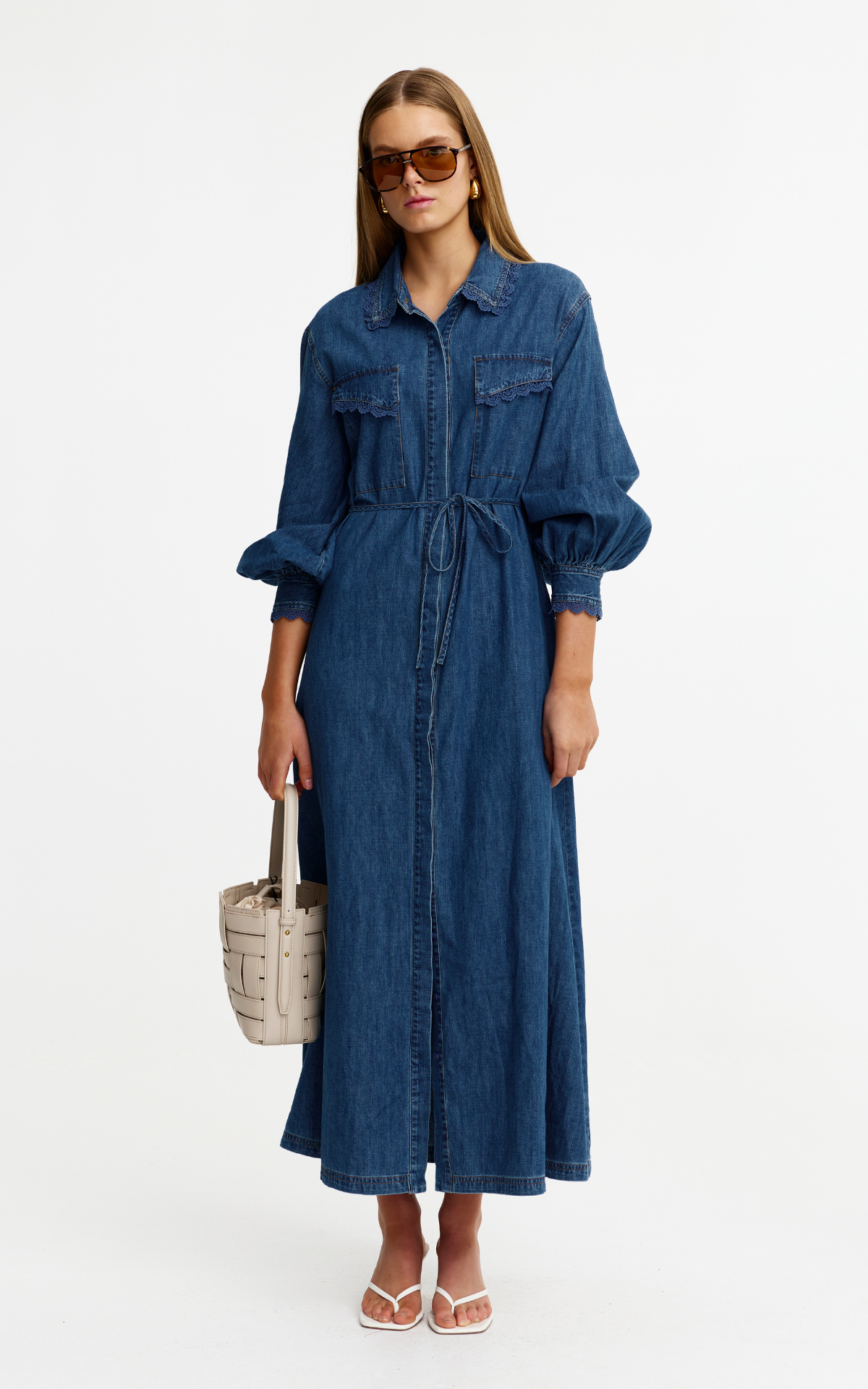 Laurel Dress - Denim