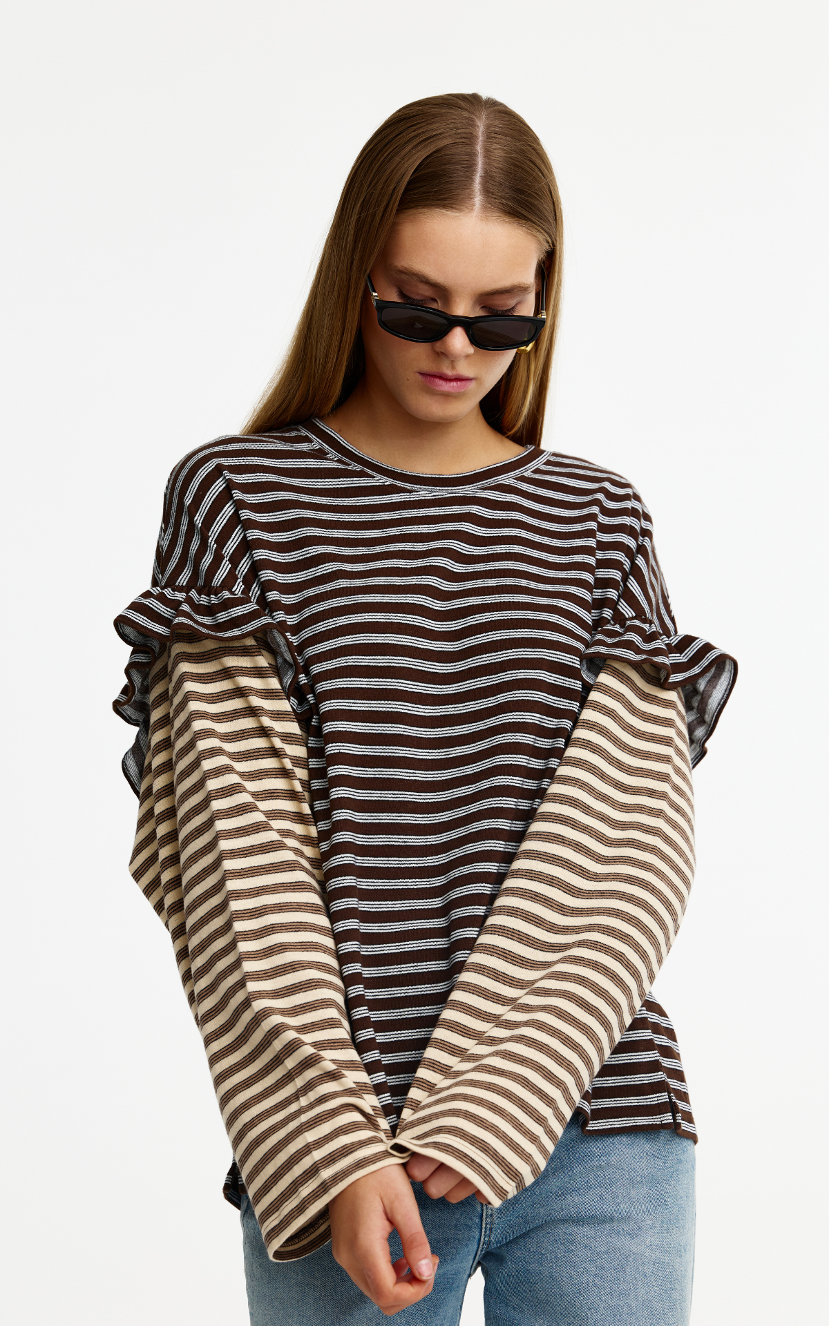 James LS Tee - Brown