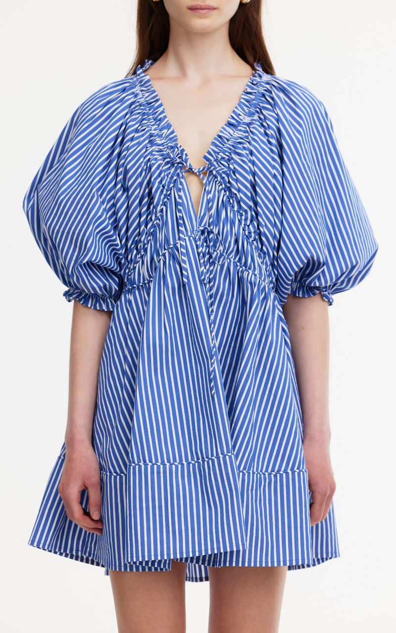 Pia Mini Dress - Riviera Stripe