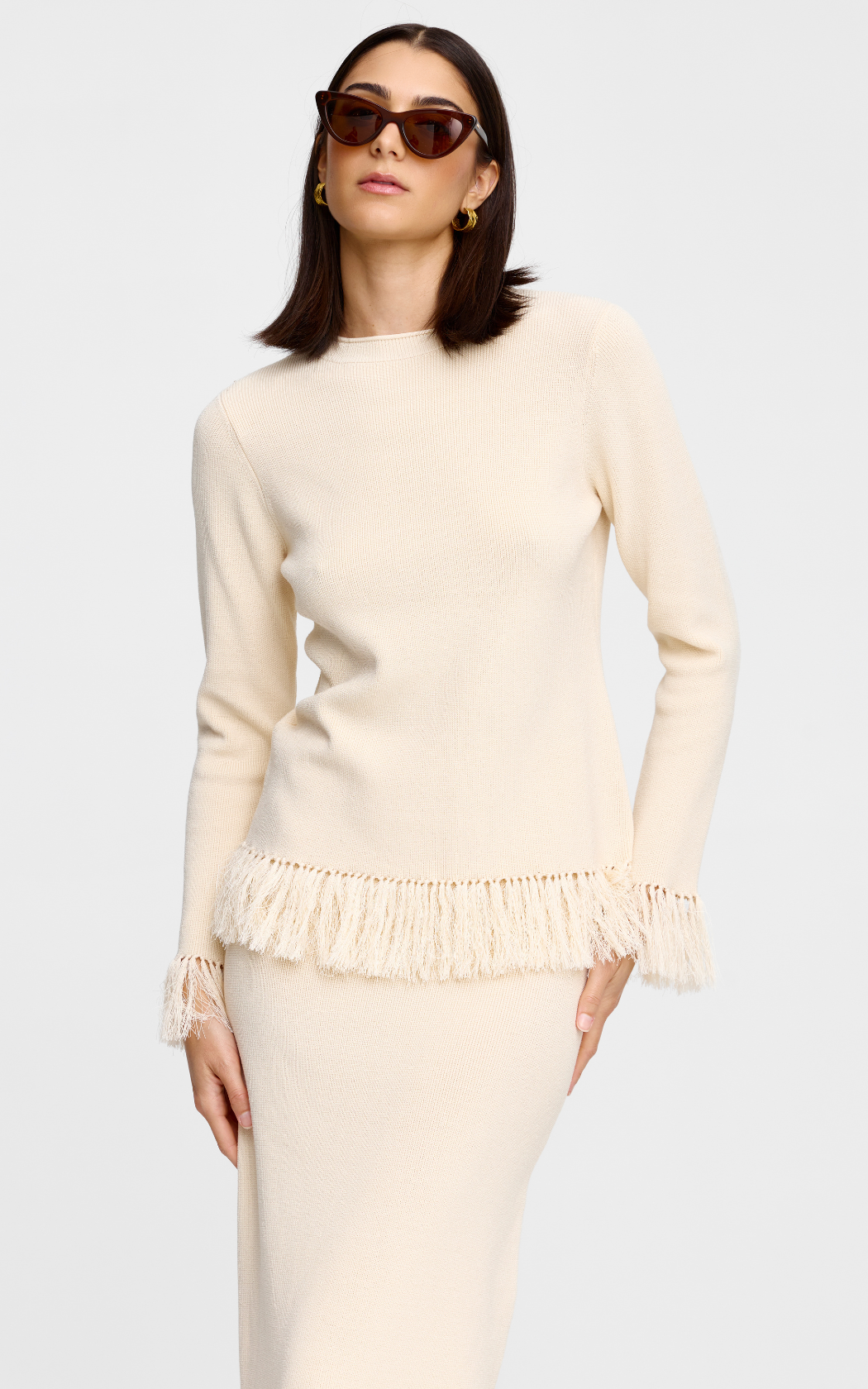 Marigold Knit Top - Natural