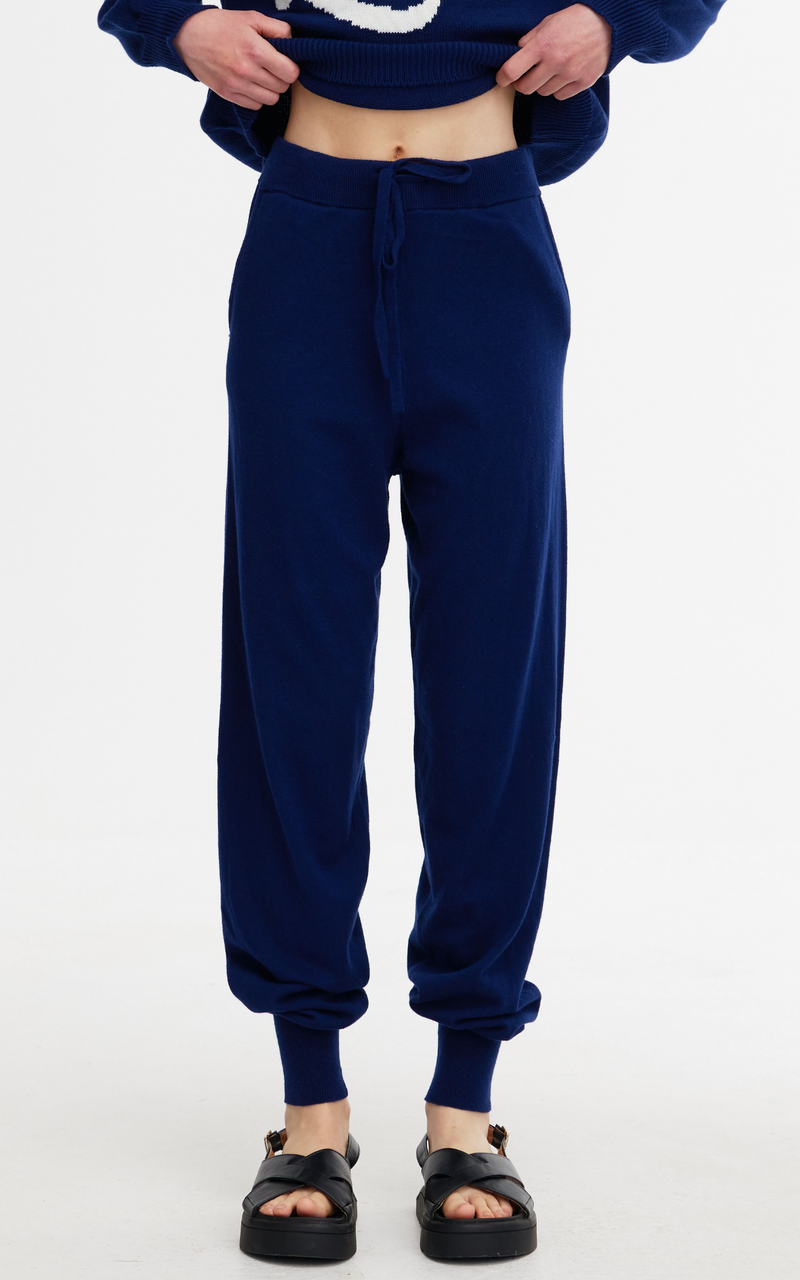 Eliza Knit Pant - Indigo