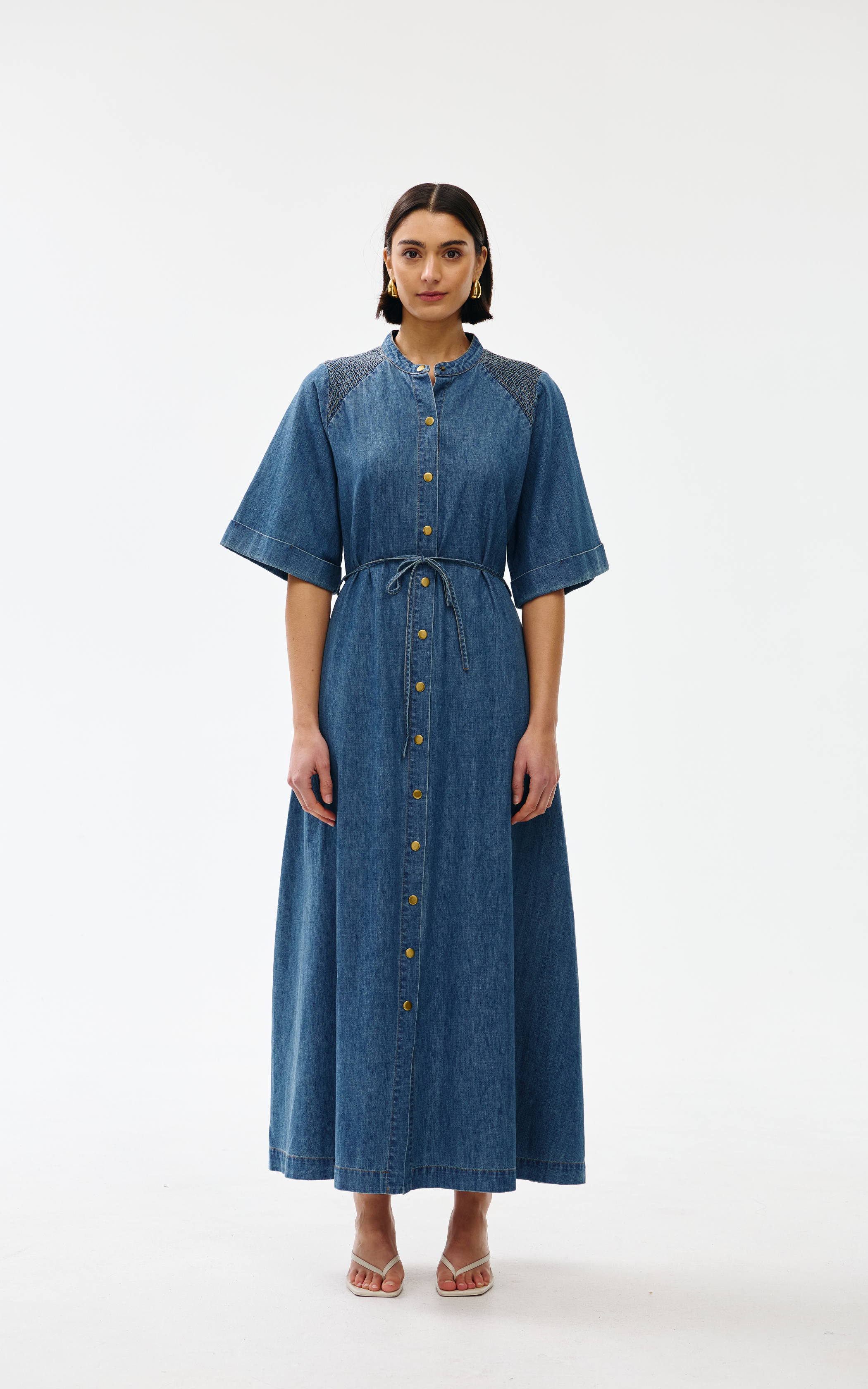 Gigi Dress - Denim