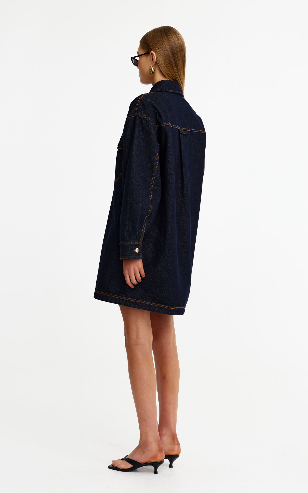 Lara Dress - Dark Denim