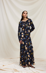Nadia Dress - Night Garden