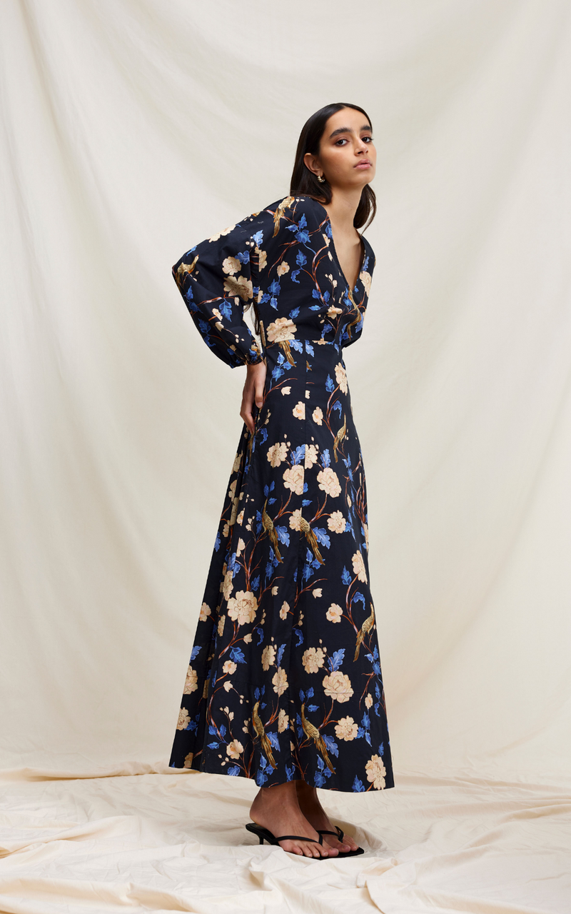 Megan Dress - Night Garden