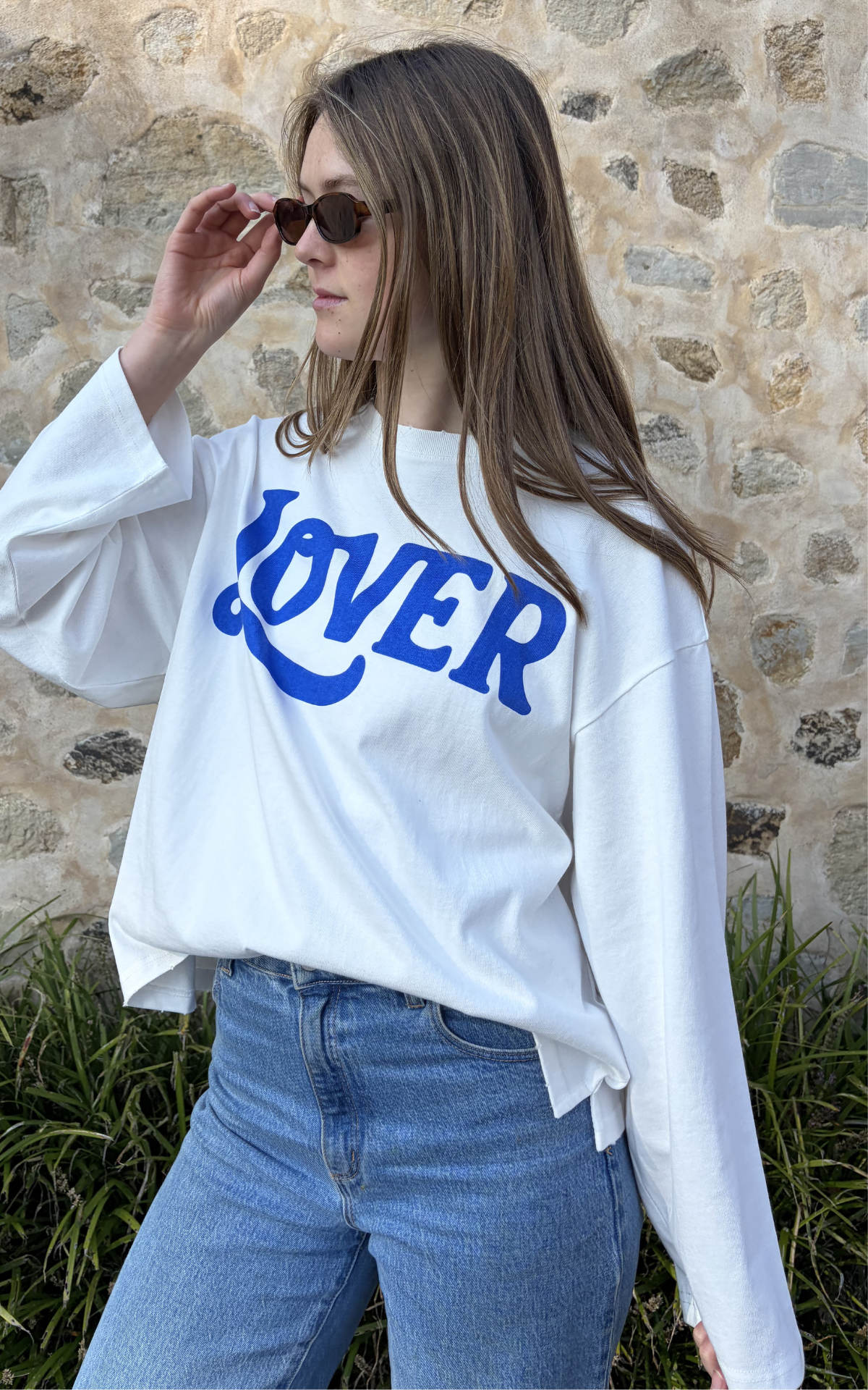 Lover Tee - Electric Blue