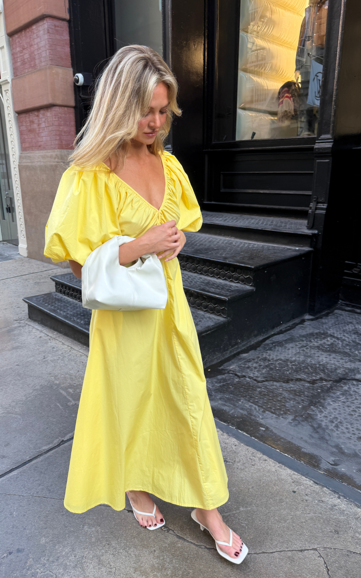 Mimi Dress - Lemon