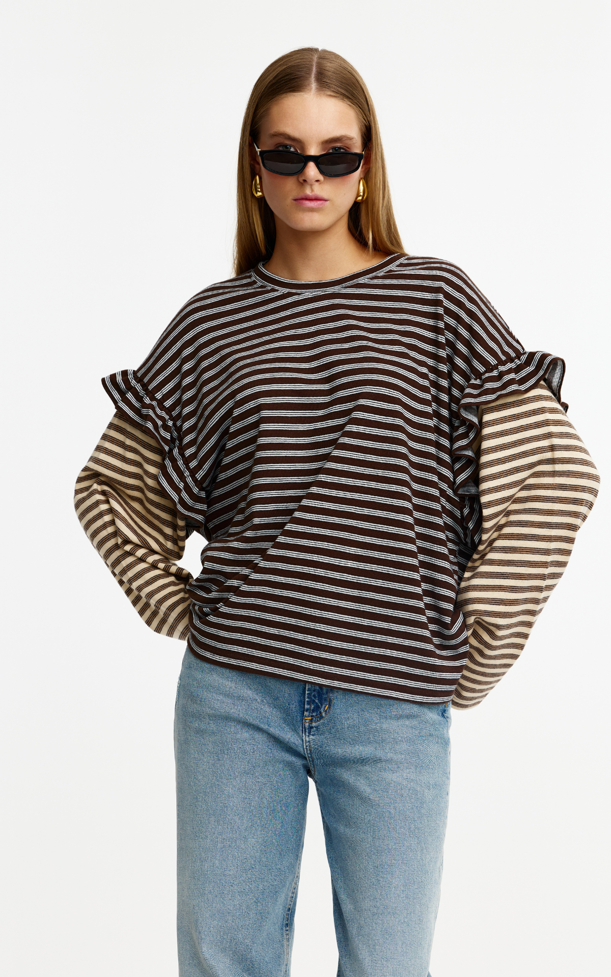 James LS Tee - Brown