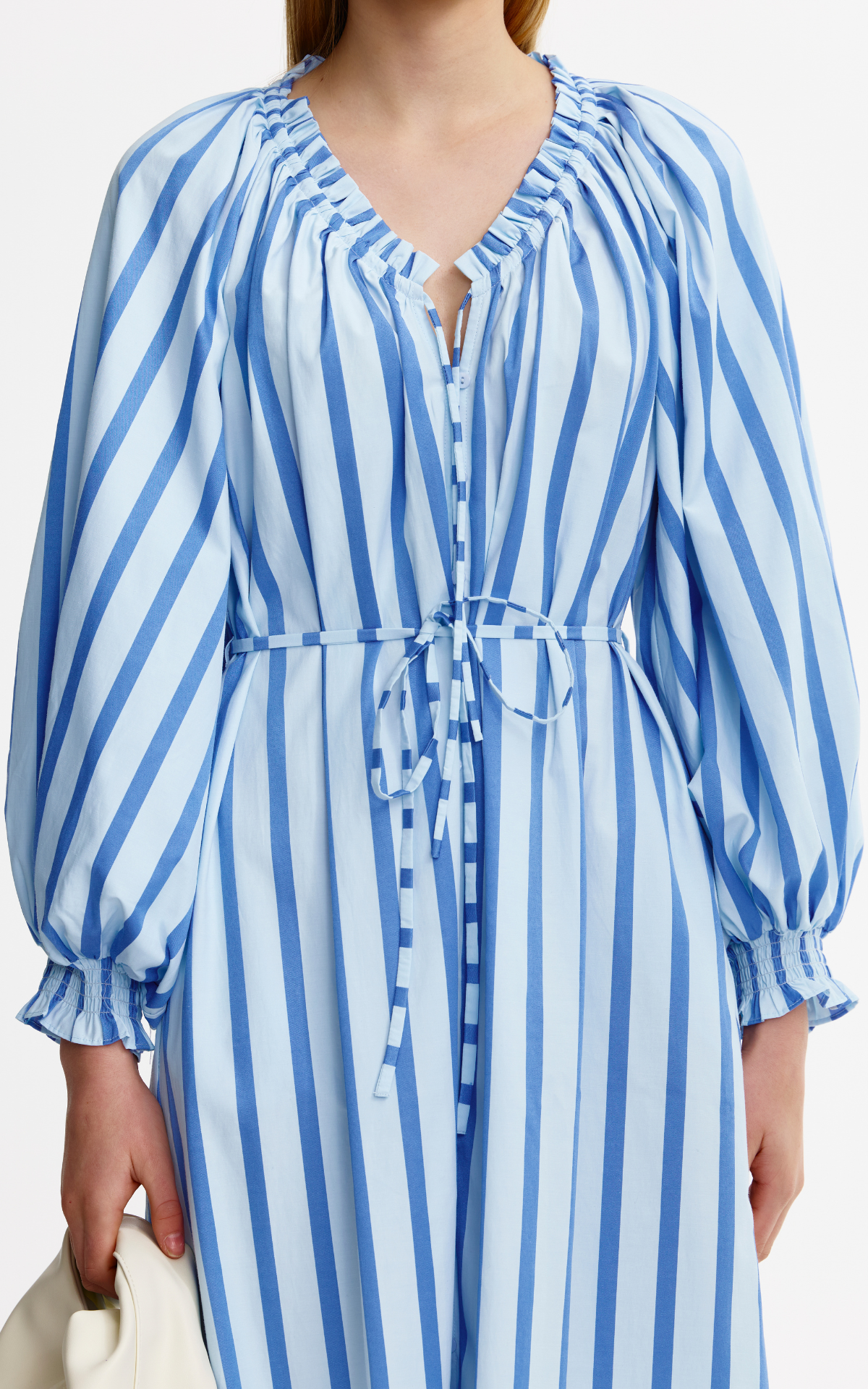 Claudia Dress - Pacific Stripe