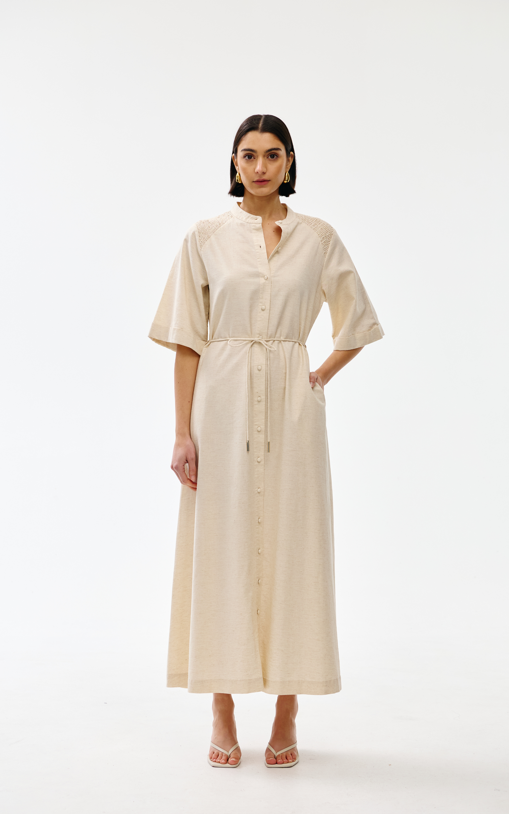 Gigi Dress - Stone