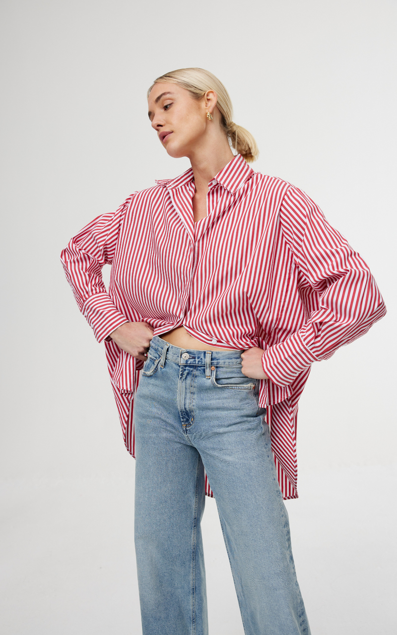 Noah Shirt - Fiesta Stripe