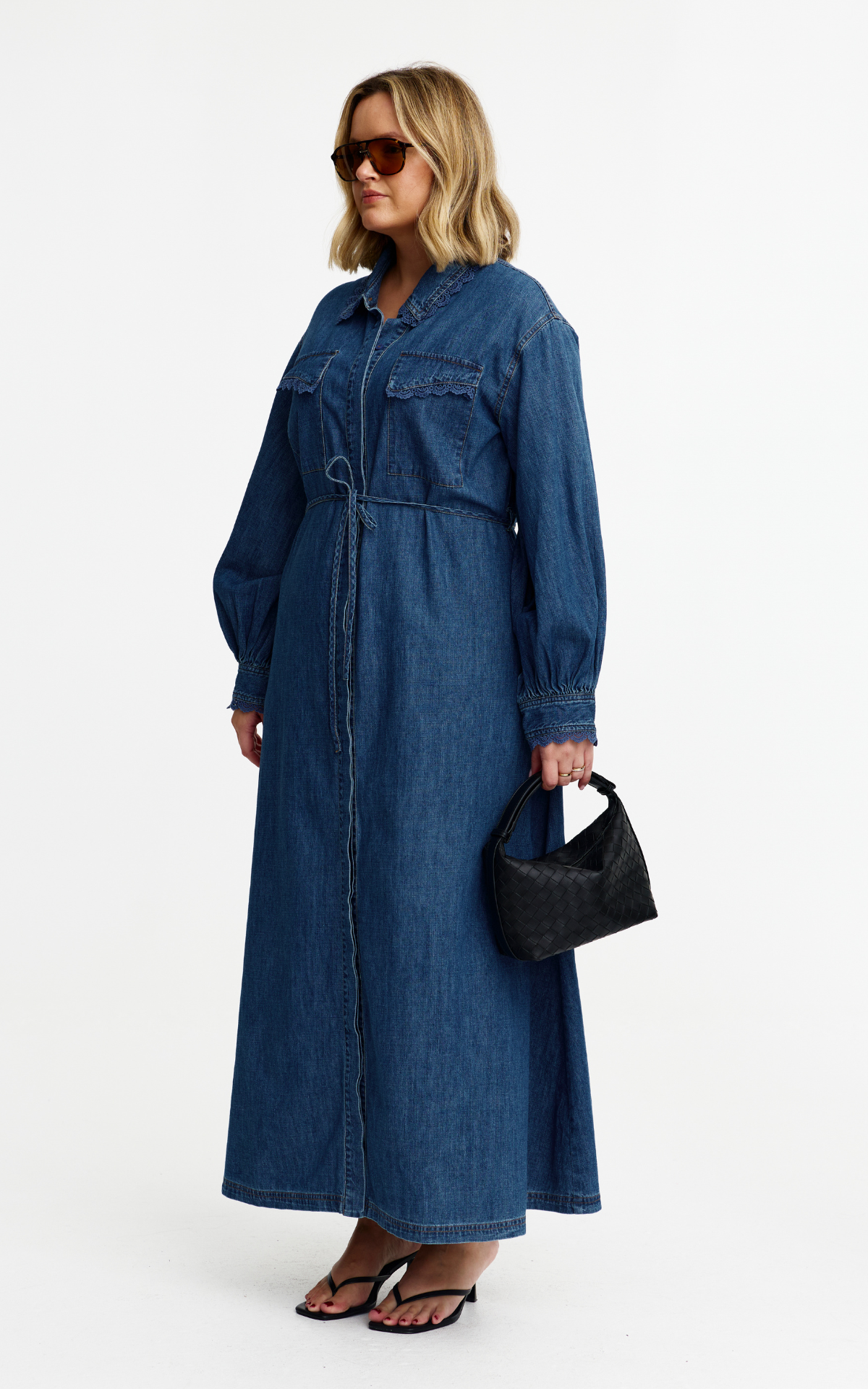 Laurel Dress - Denim