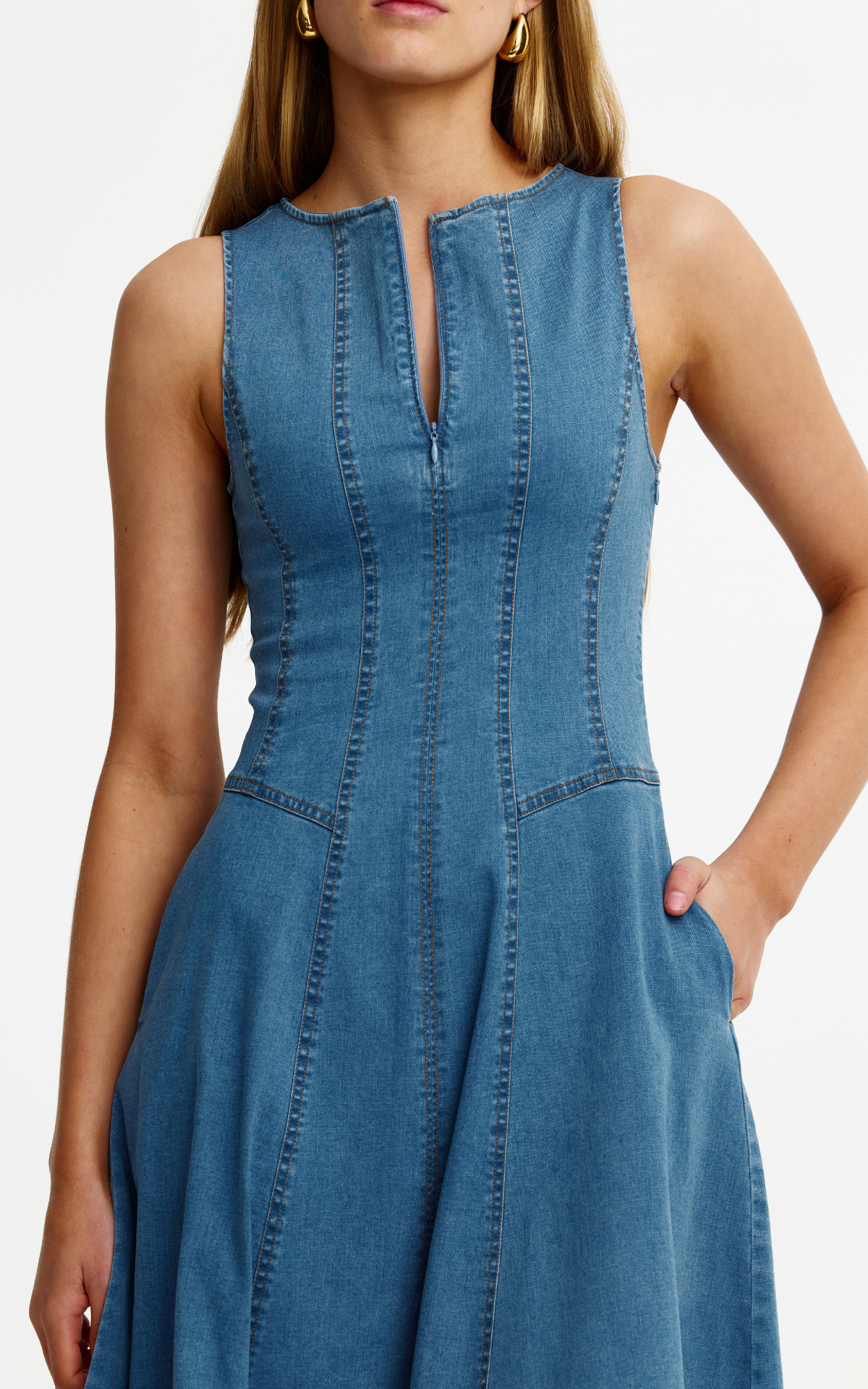 Indie Dress - Vintage Denim