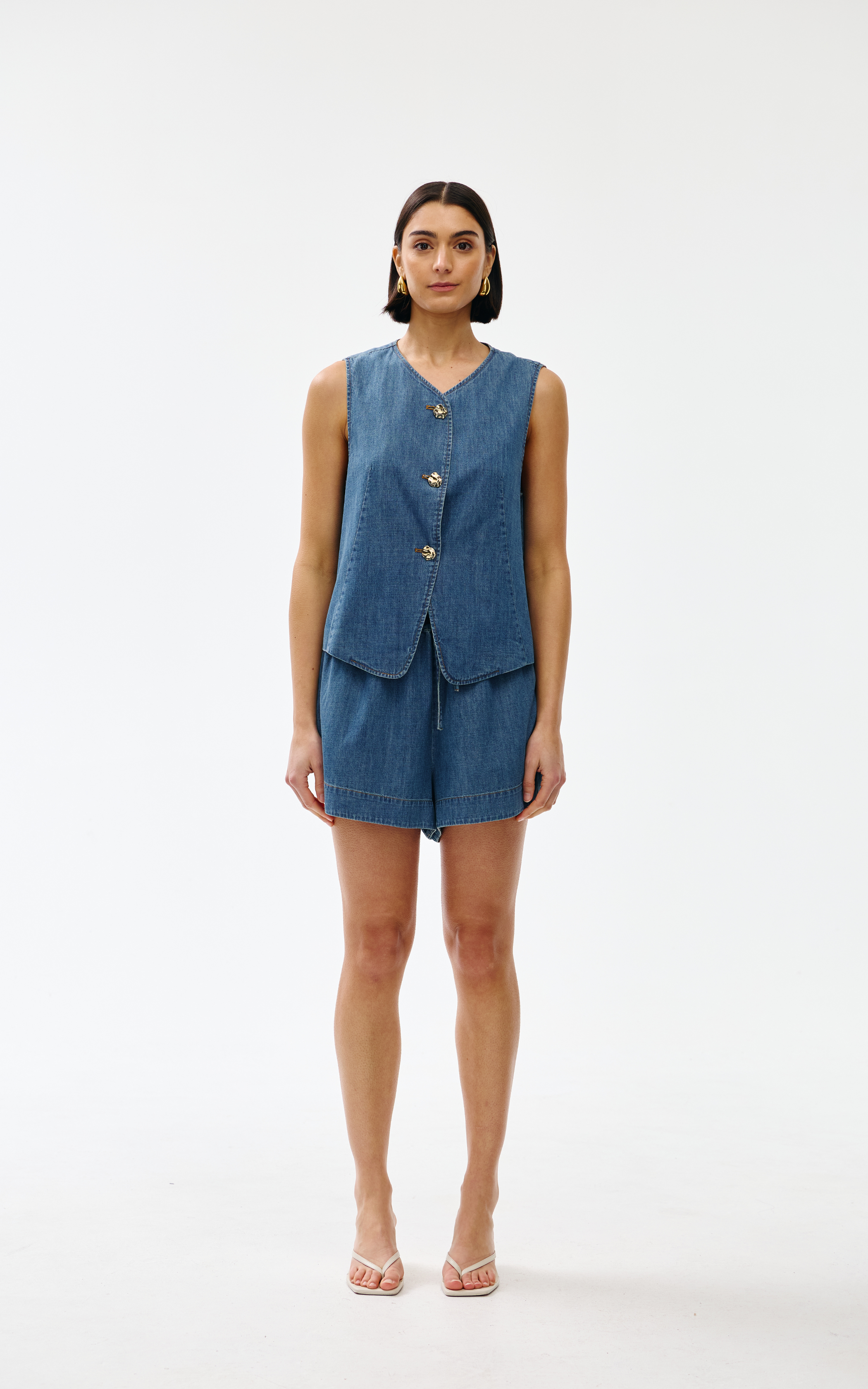 Camille Vest - Denim