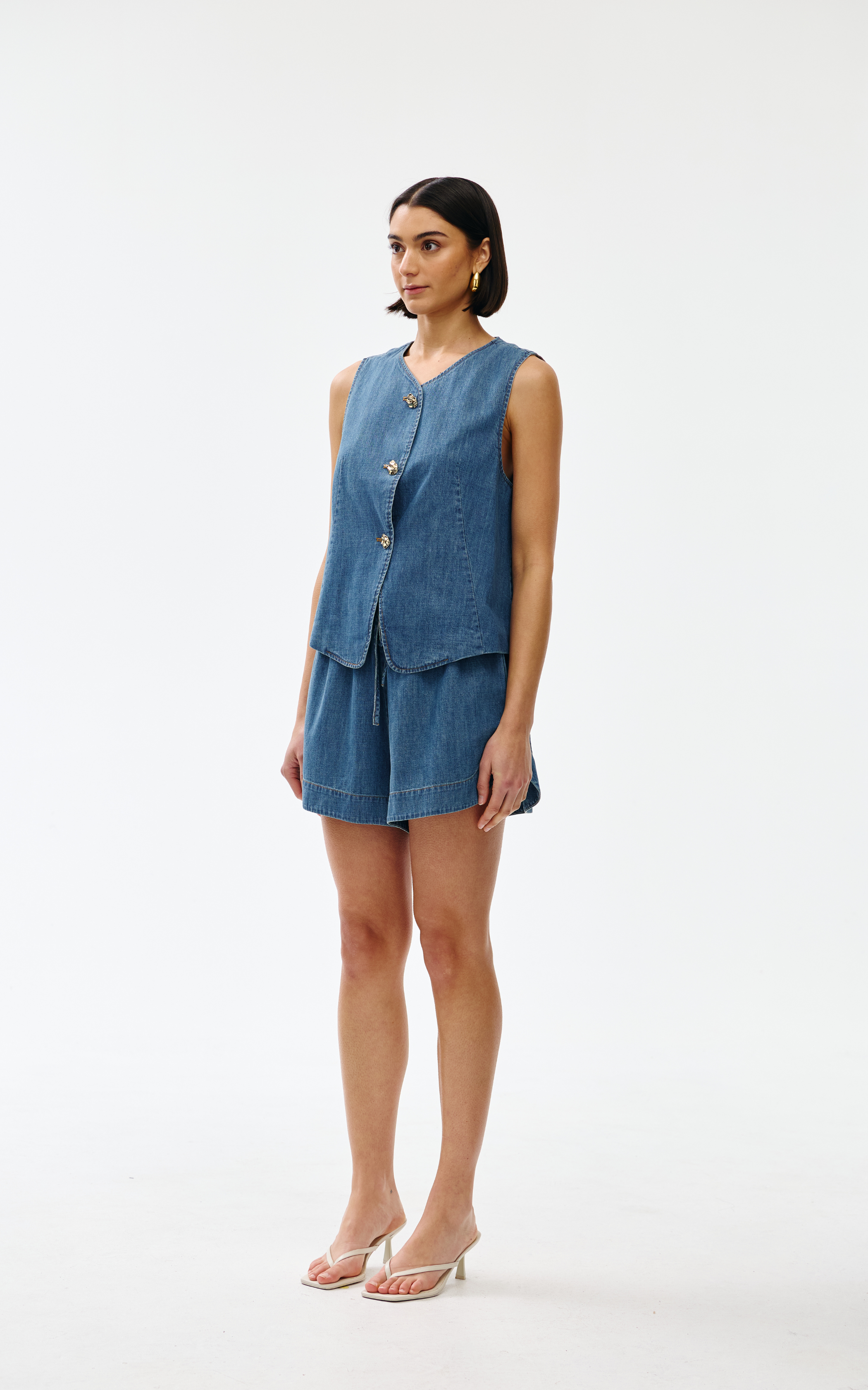 Camille Vest - Denim