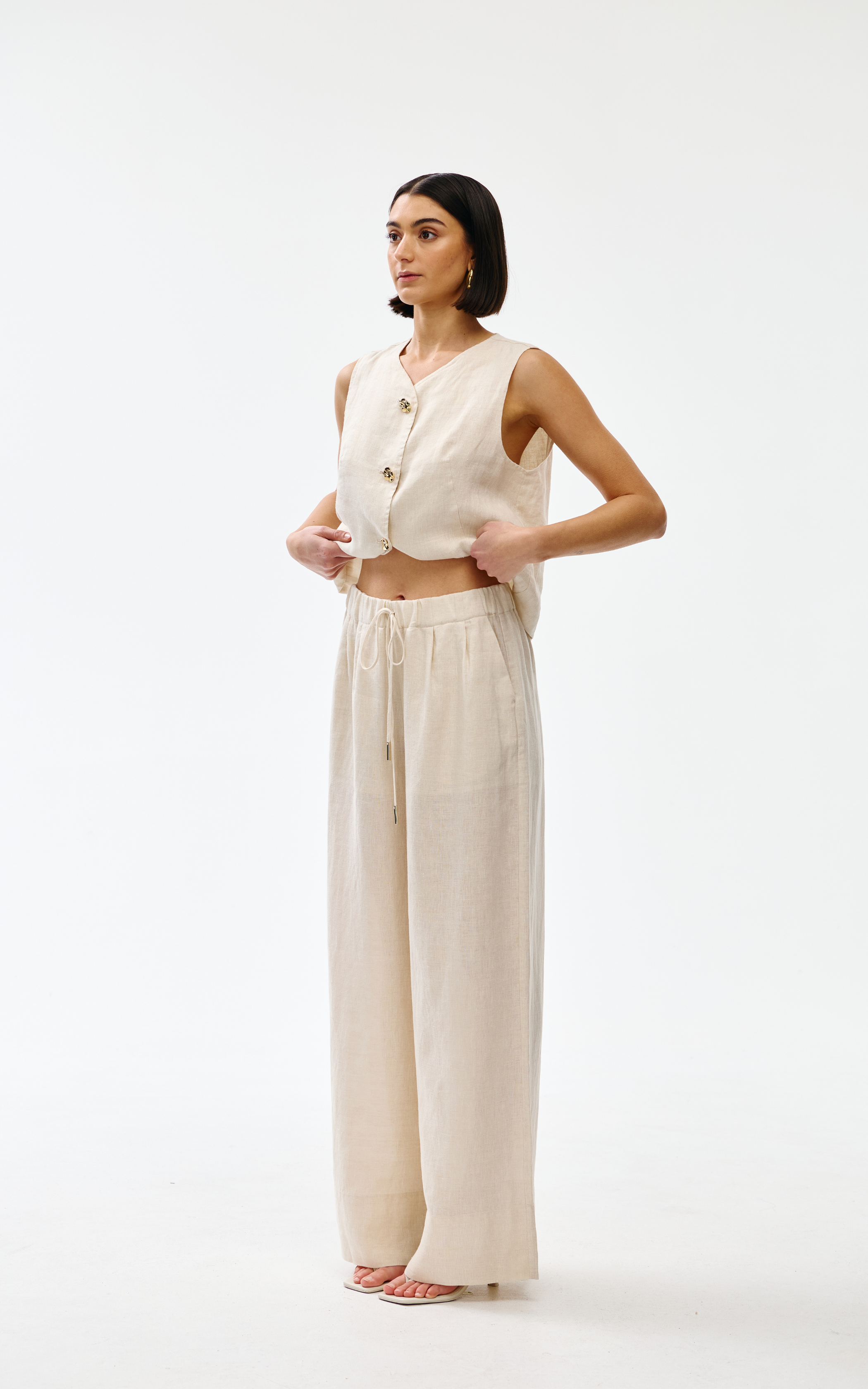 Hampton Pant - Stone