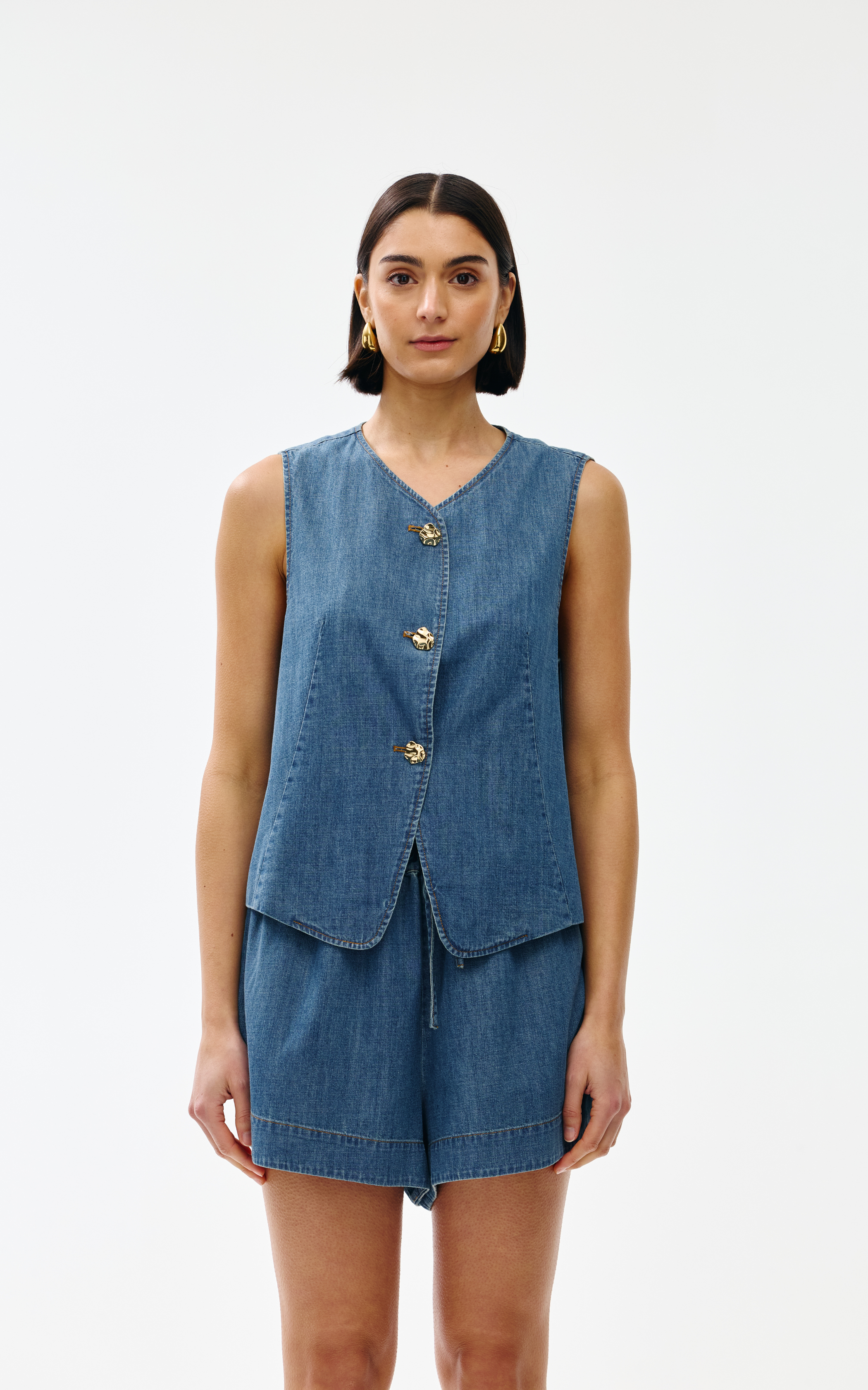 Camille Vest - Denim