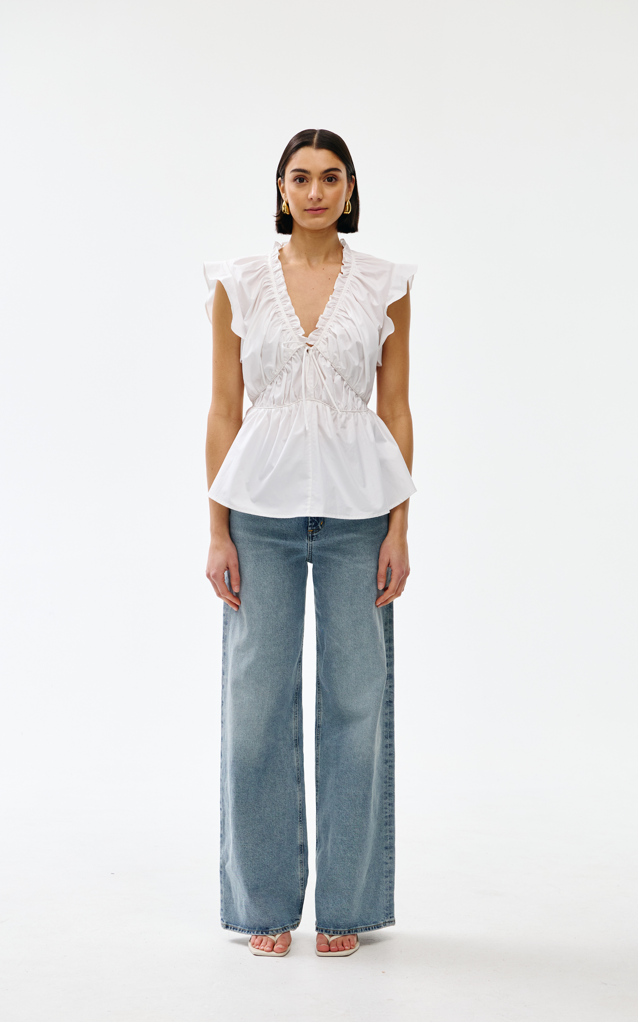 Bobbie Top - Ivory