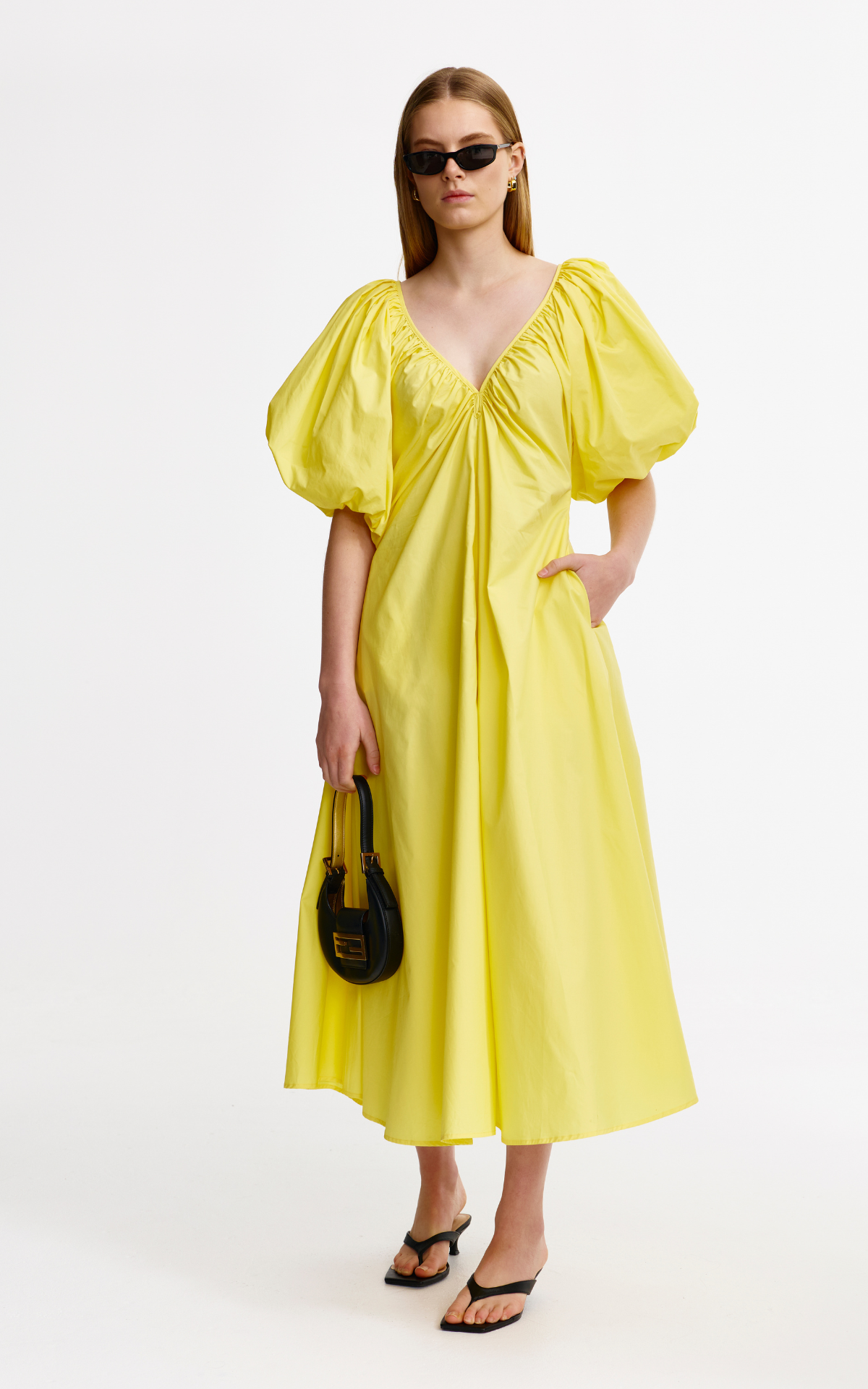 Mimi Dress - Lemon
