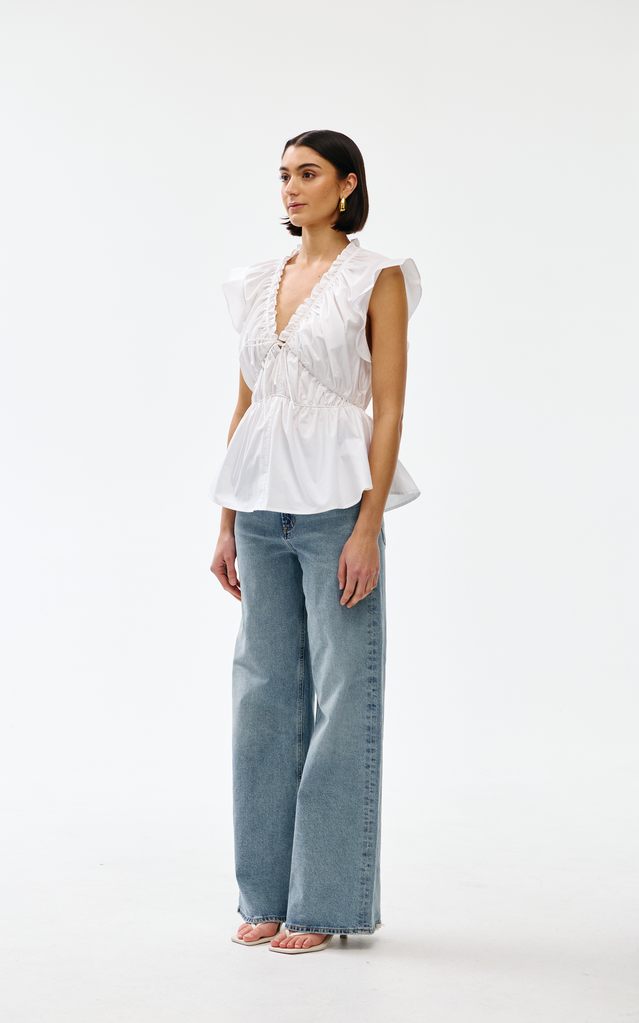 Bobbie Top - Ivory
