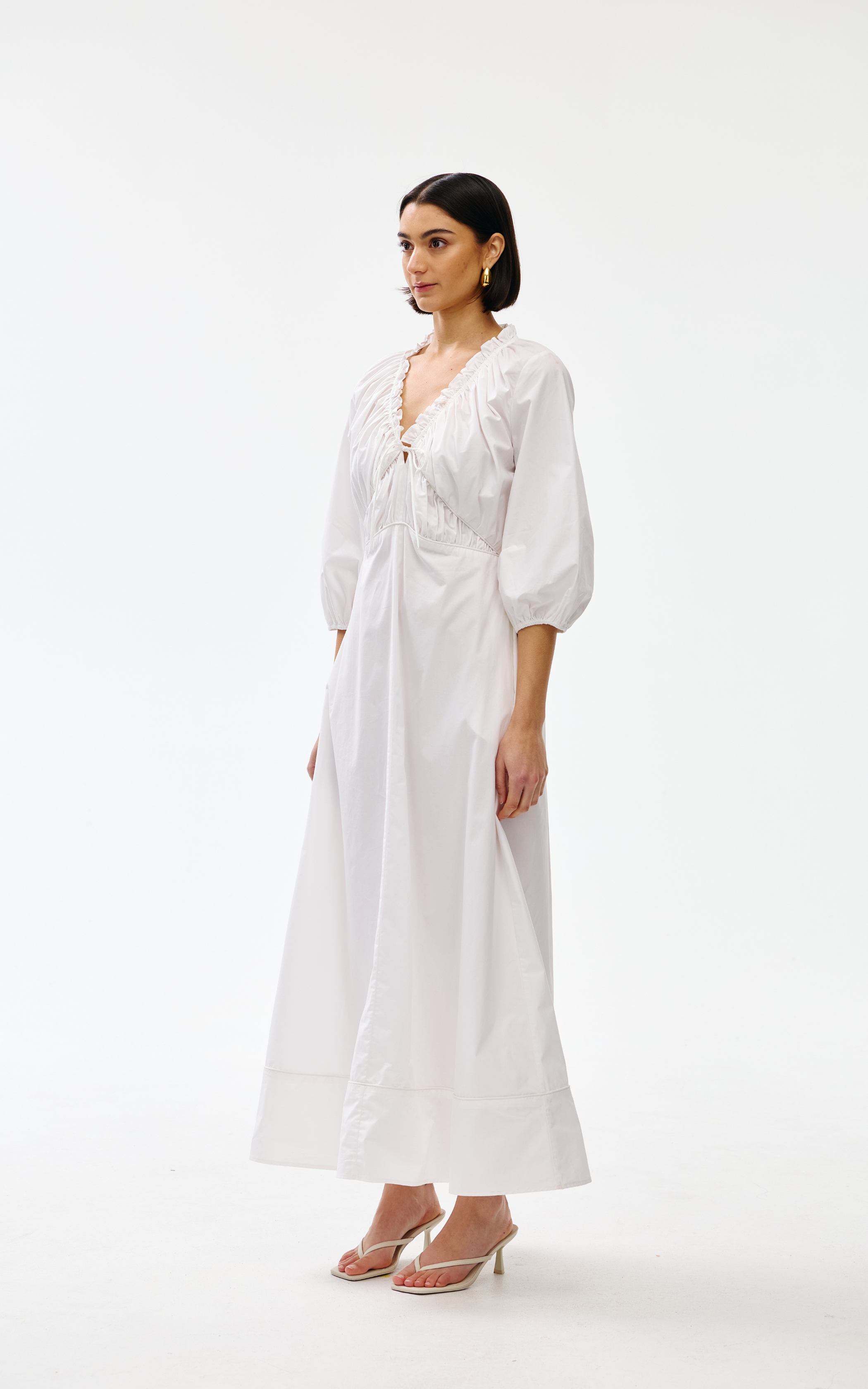 Pia Maxi Dress - Ivory