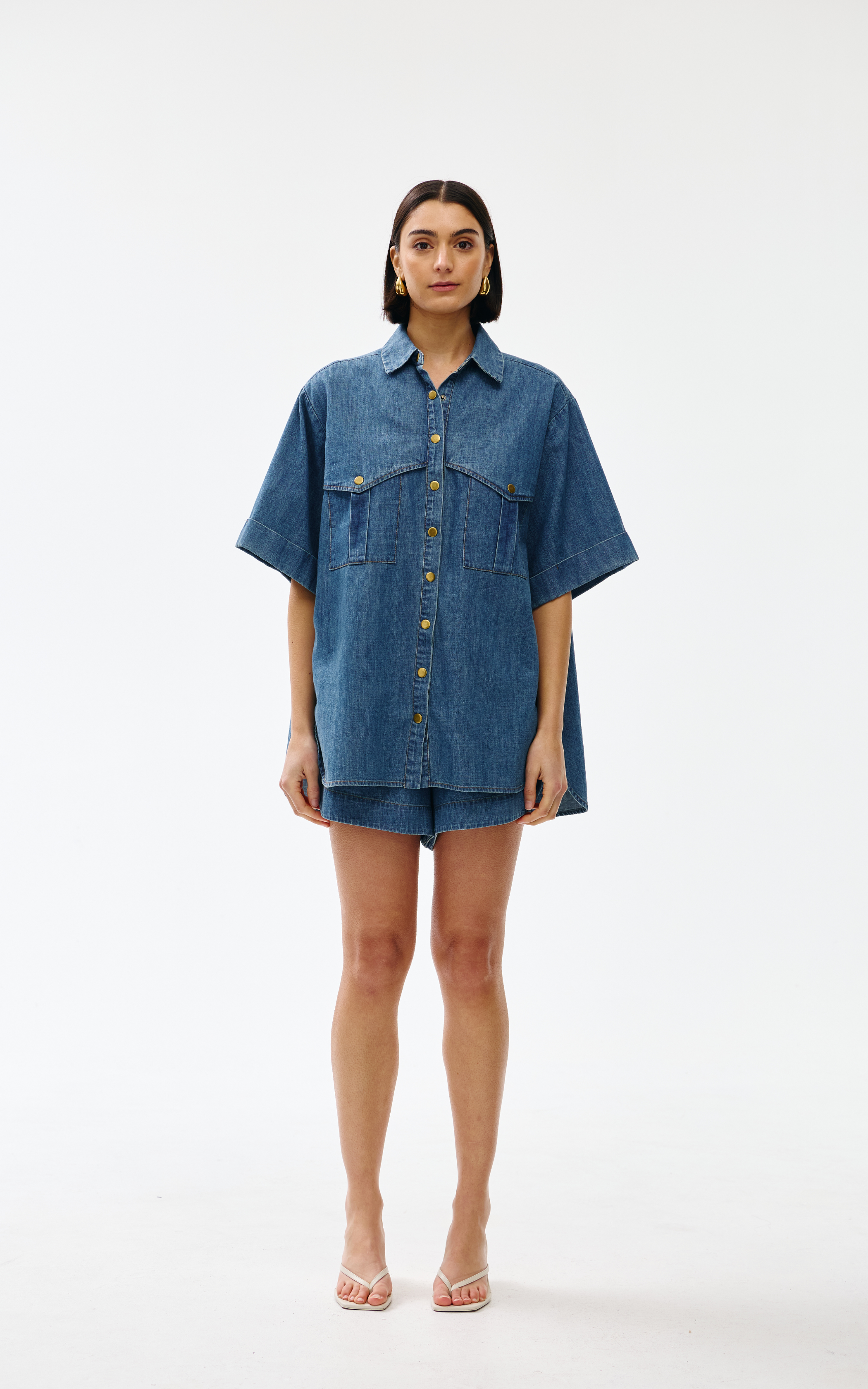 Bella Shirt - Denim
